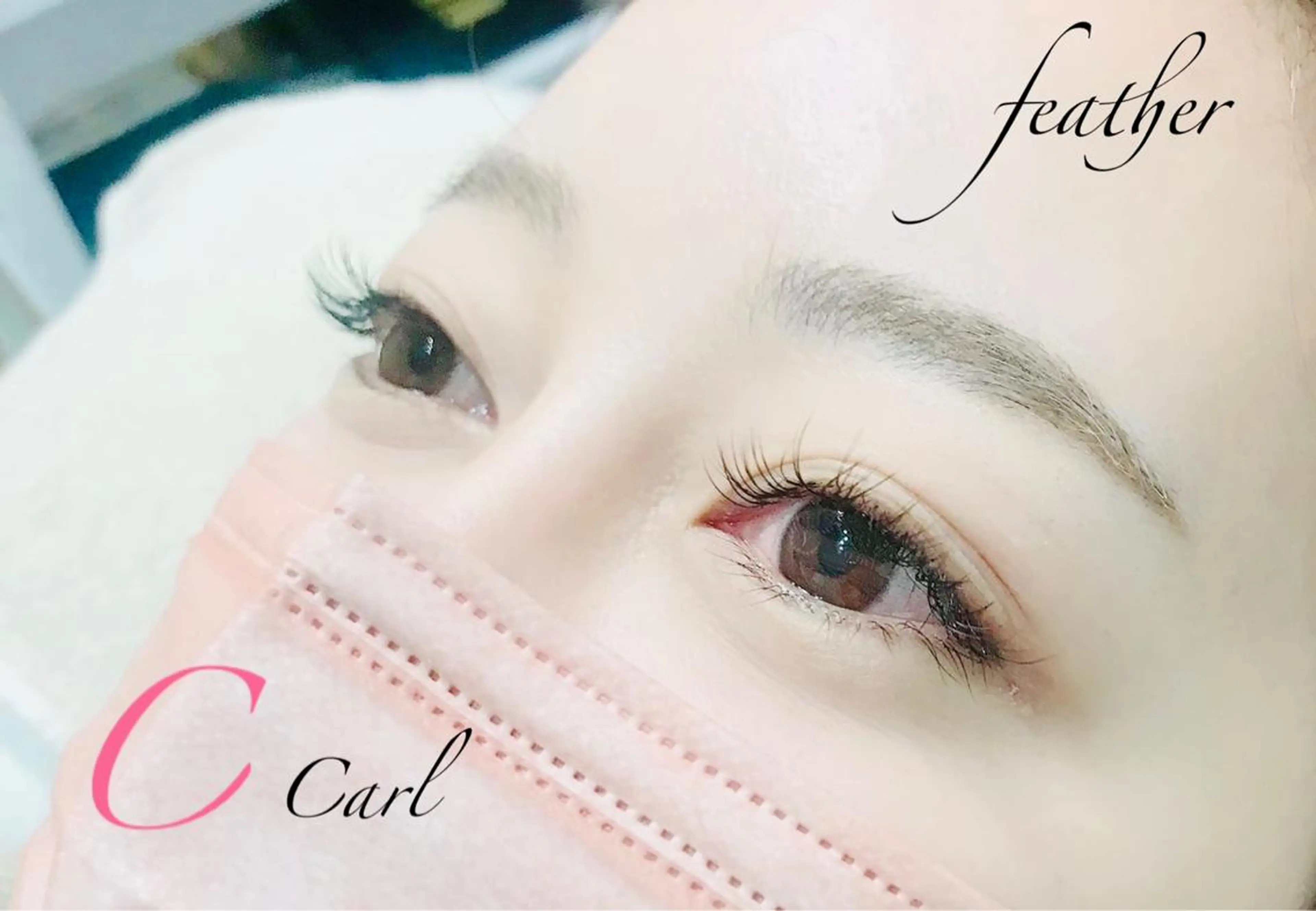 マツエク・マツパ ケラチンラッシュリフト バインドロック 束感まつ毛 Cカール キュート マツエク eyelash presh yukaのマツエク・マツパデザイン