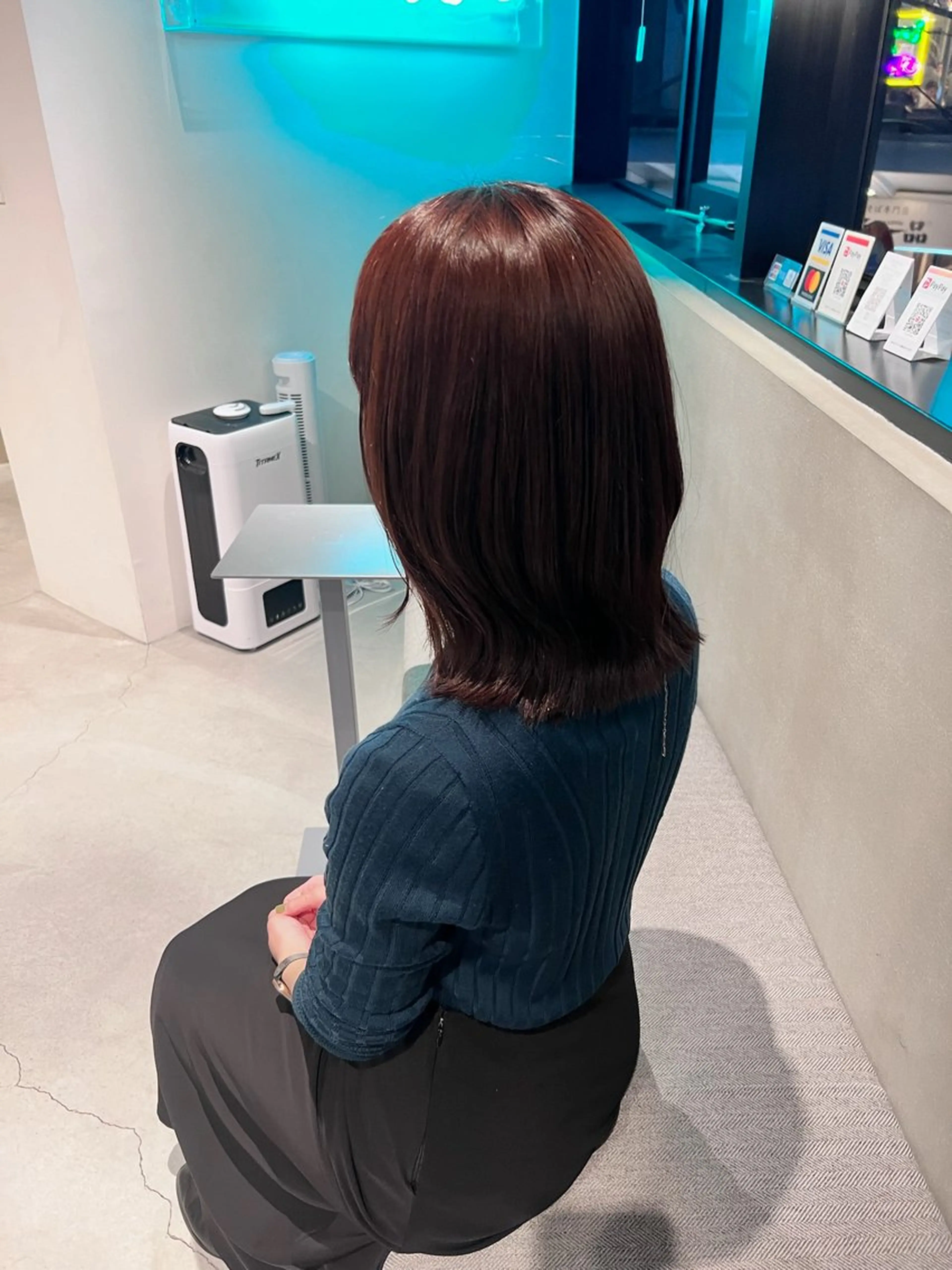 ミディアム カラー カット ヘアカラー トリートメント 🌐👽フクイ キララ🌎💎のヘアスタイル