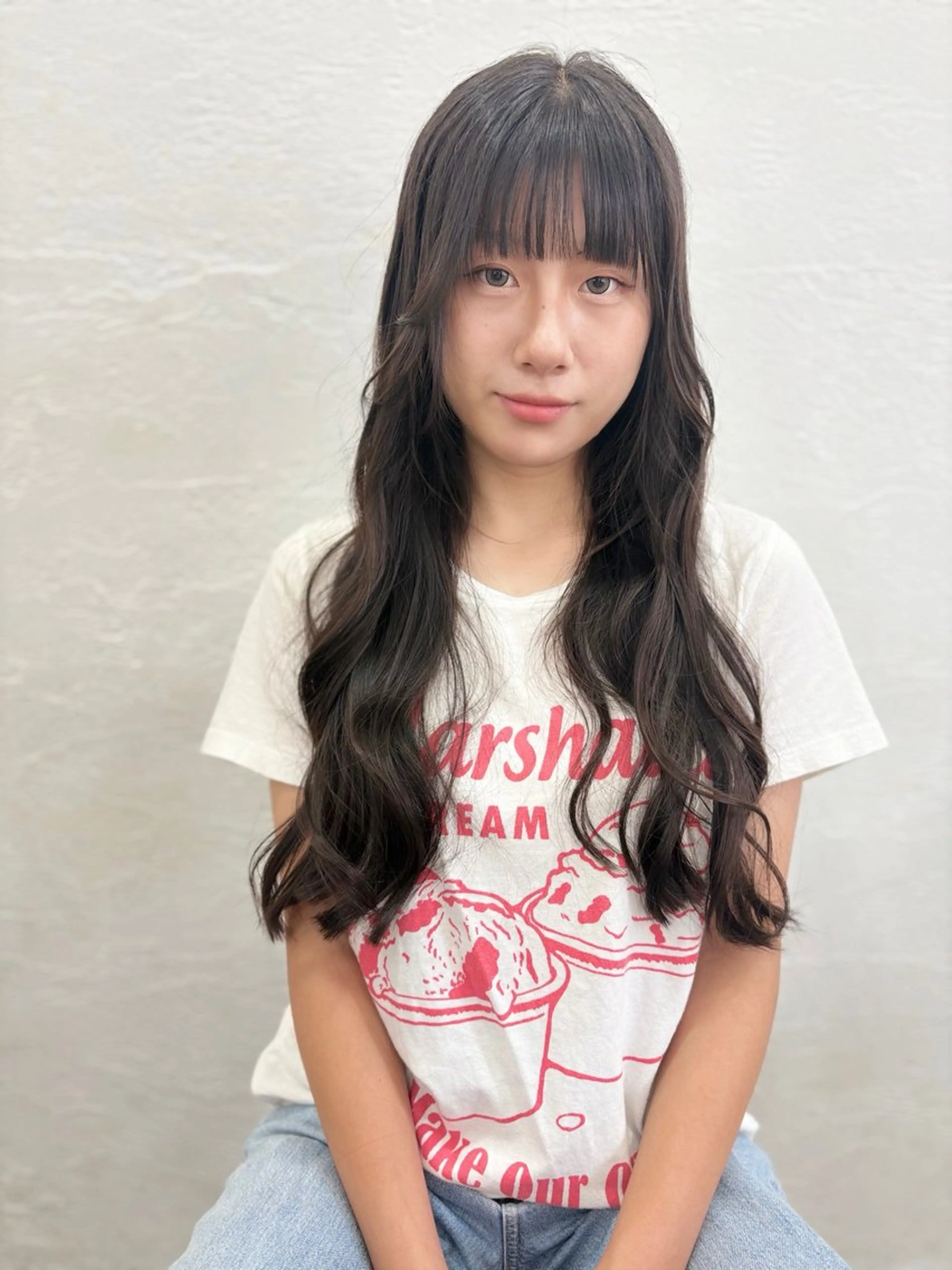 ロング ロング カット タナカ マナミのヘアスタイル
