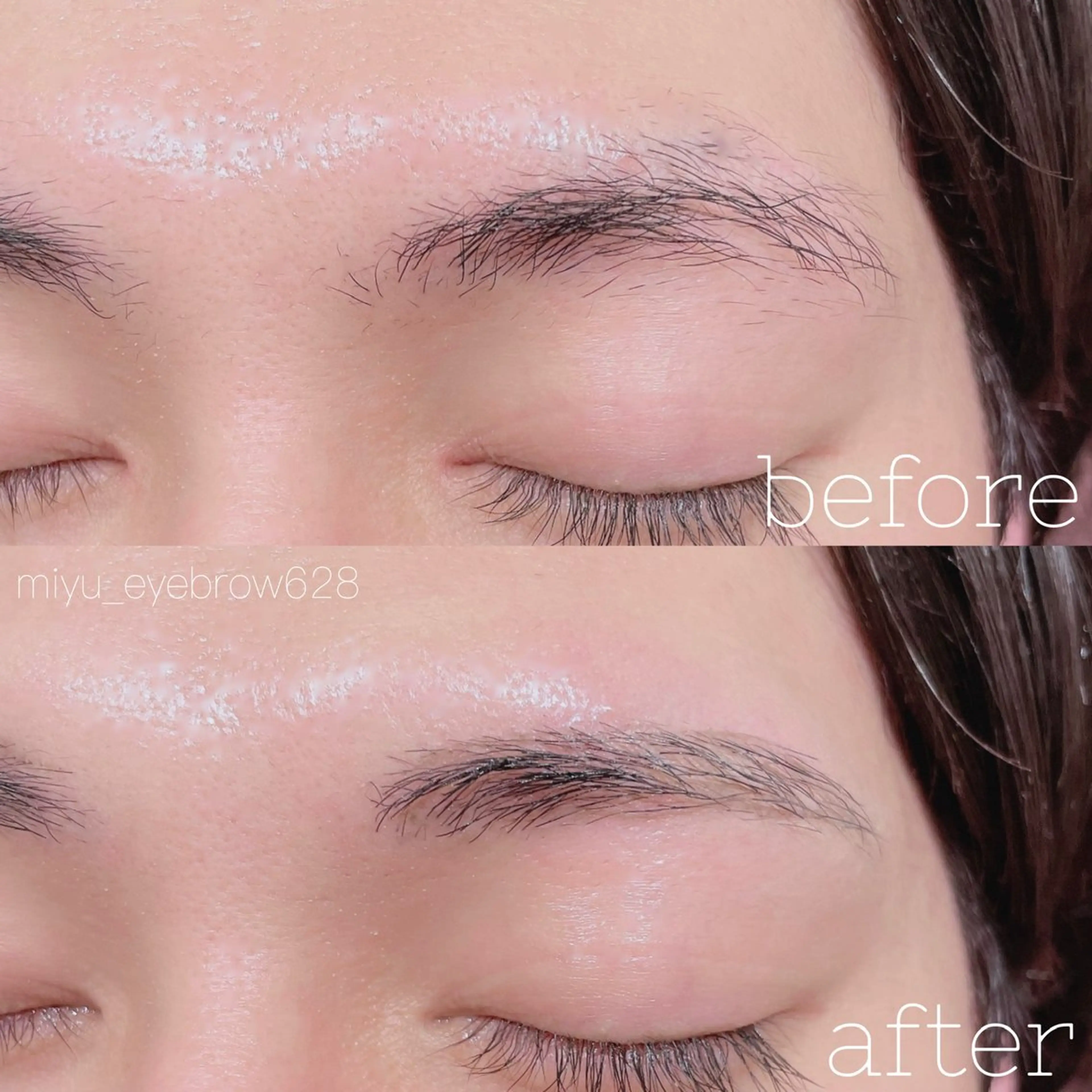 メンズ アイブロウ CHAINE所属・Miyu .のマツエク・マツパデザイン