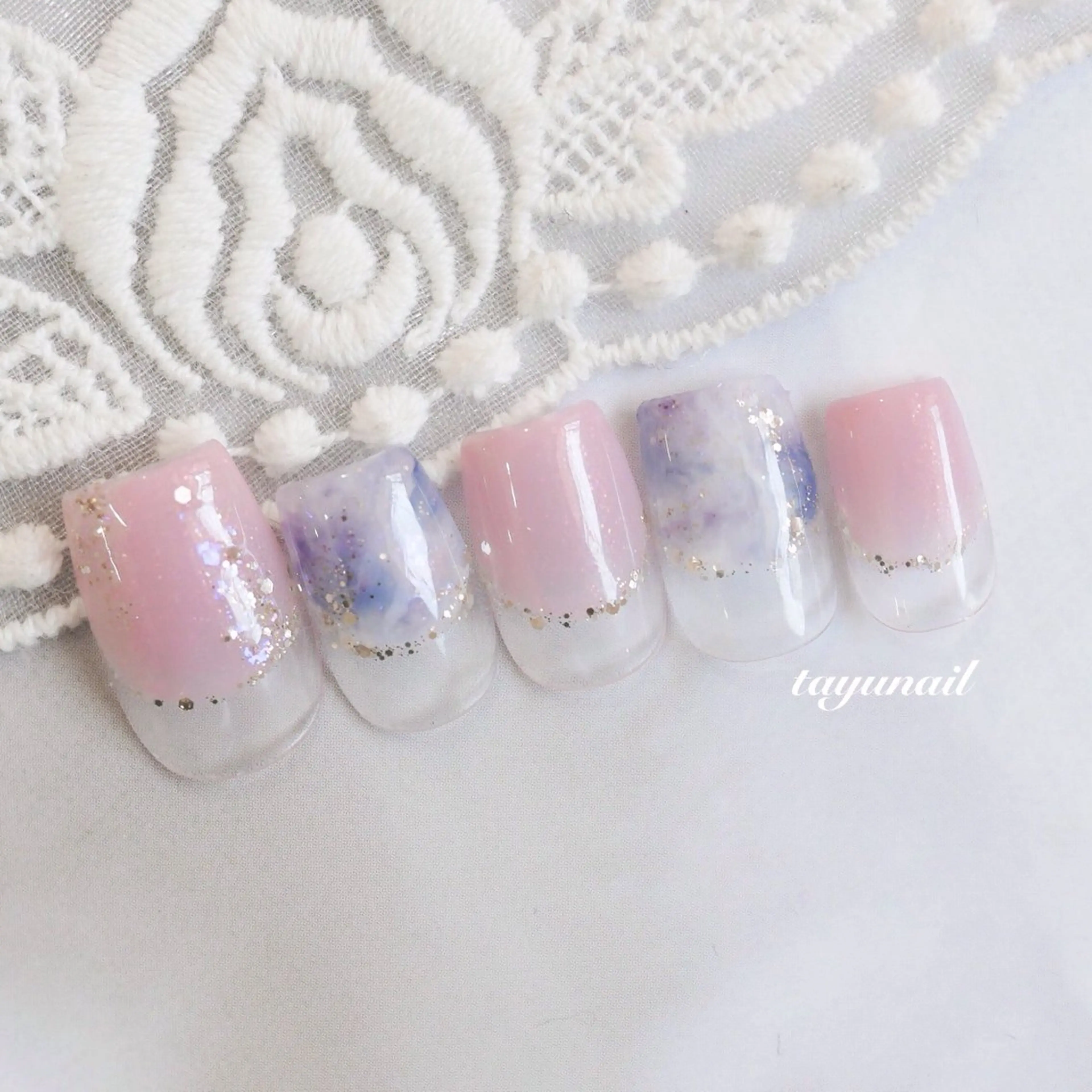 ネイル アートネイル ジェルネイル パラジェル ハンドネイル ネイルサロン・ネイルスクール　たゆnail所属・ネイルサロン 【たゆnail】のネイルデザイン