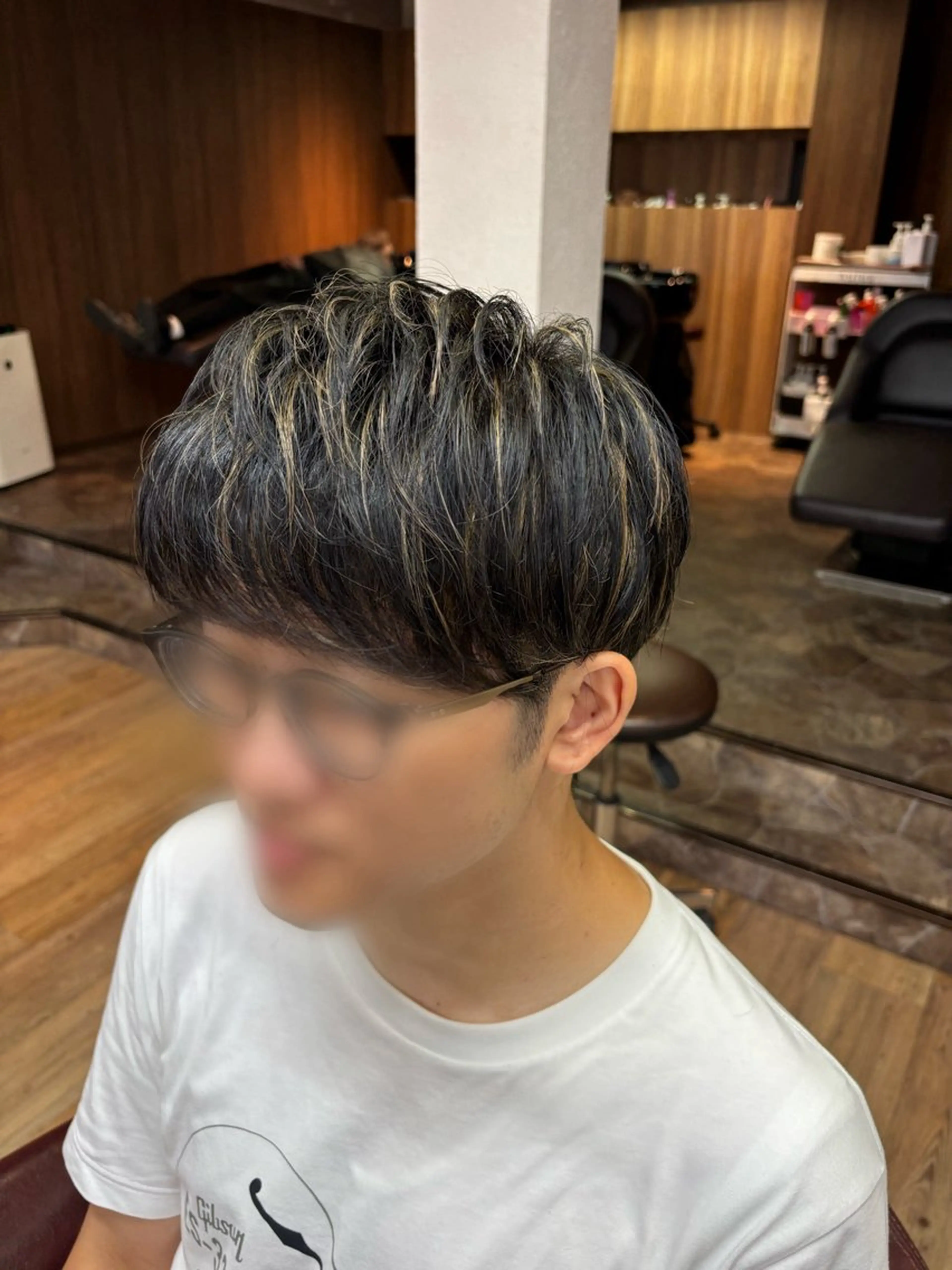 メンズ メンズブリーチ ヘアカラー ハイーンカラー/外国 人風カラー/ミノリのヘアスタイル