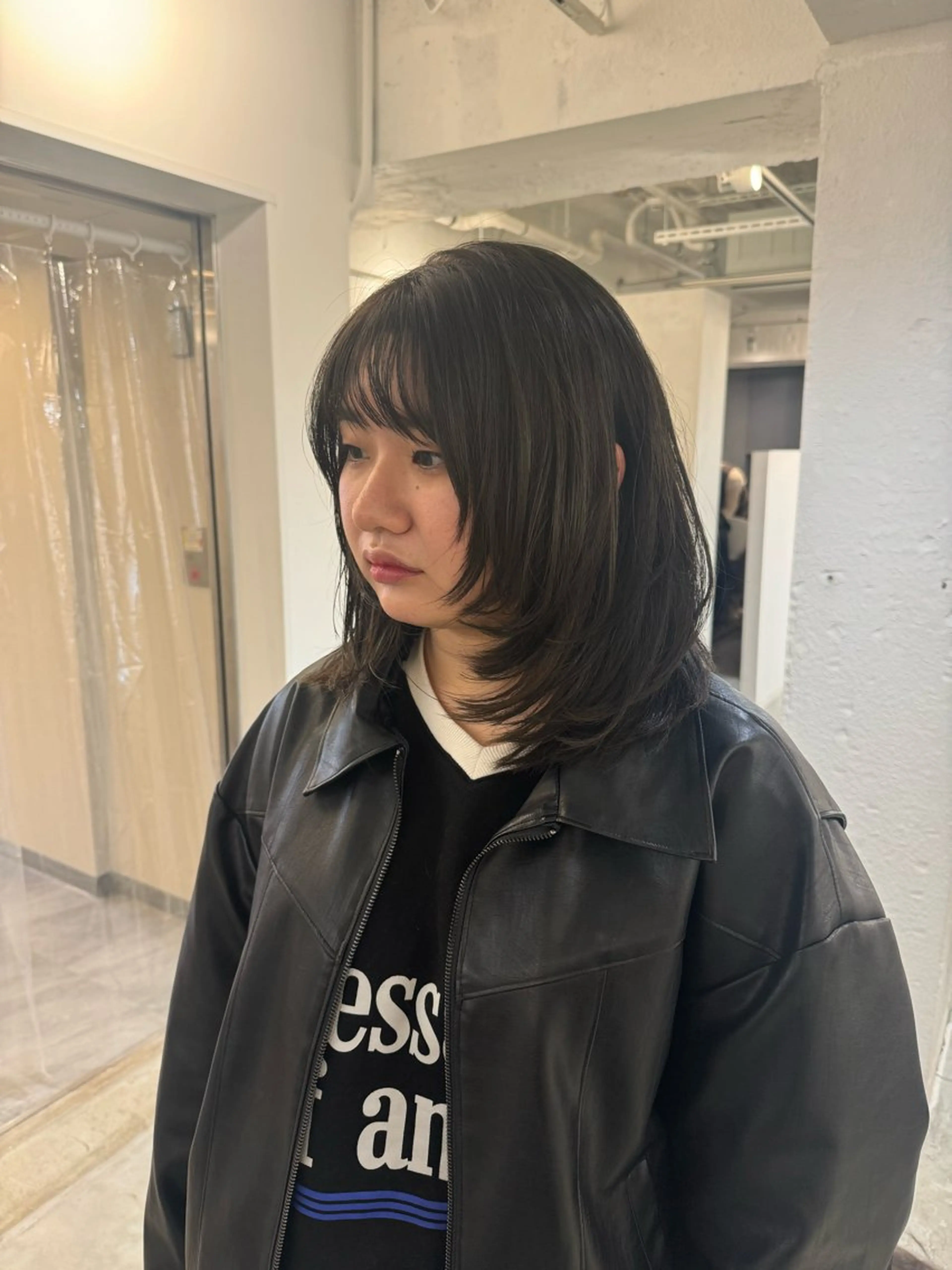 セミロング カット ヘアセット 顔周りcut・ご相談 ＝新宿しずく🇰🇷のヘアスタイル