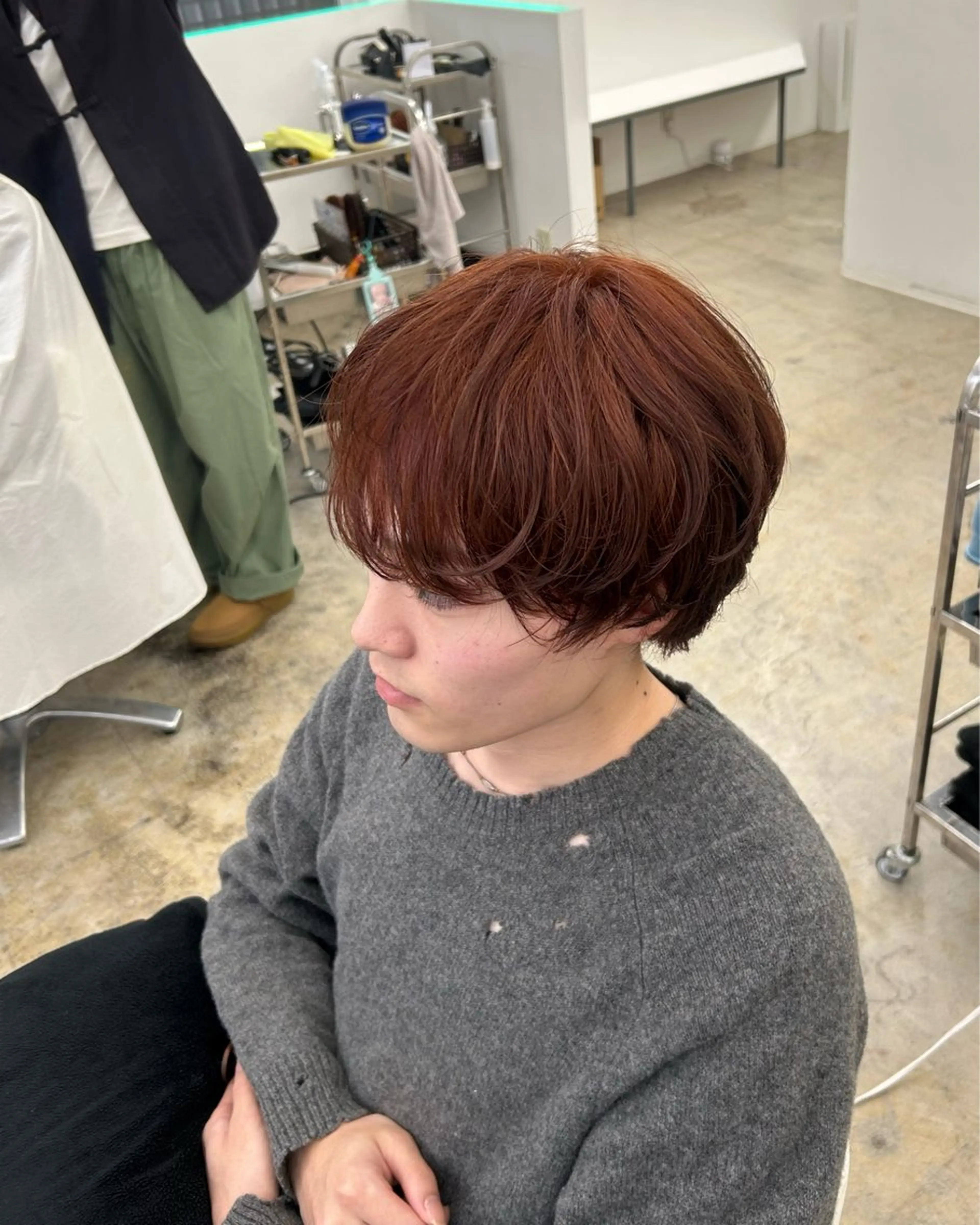 カラー メンズ メンズブリーチ ブリーチ ブリーチなしカラー カット moeka/札幌/ 透明感カラーのヘアスタイル