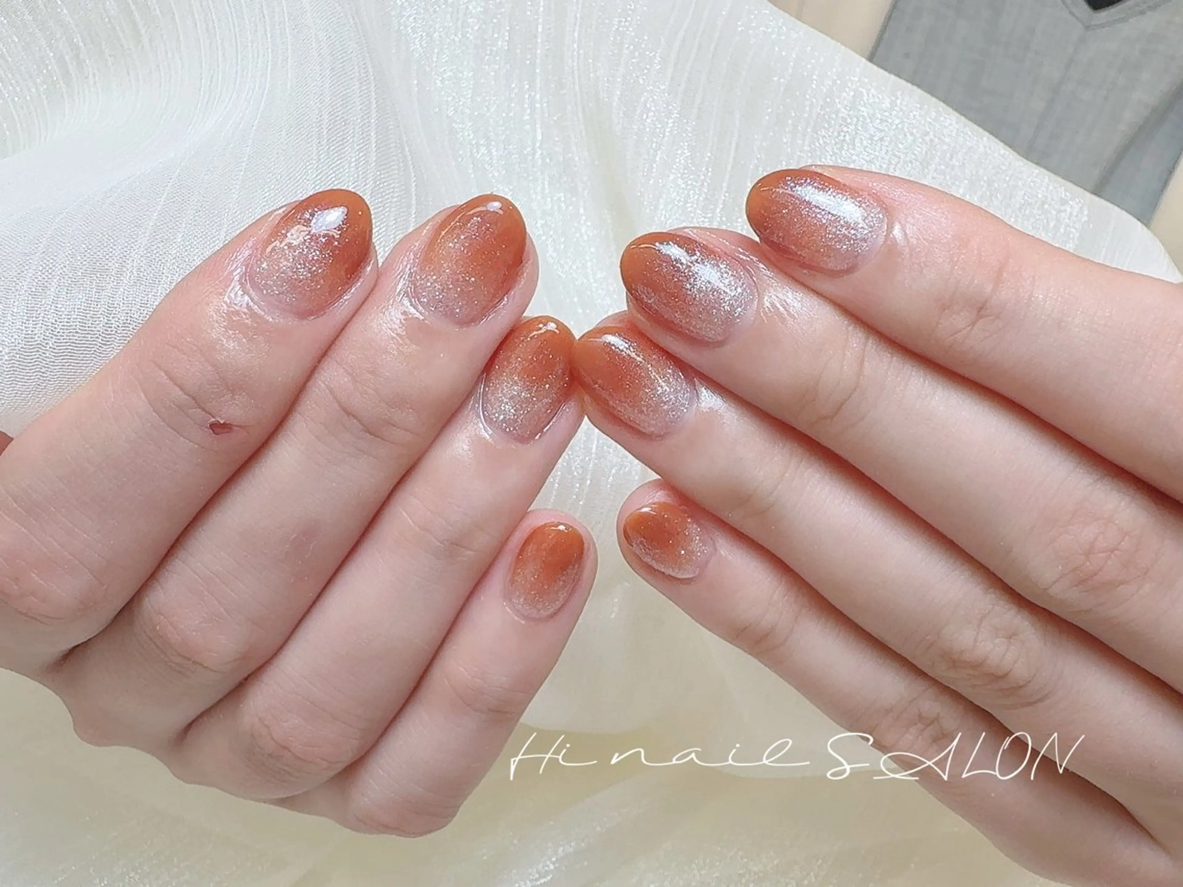 ネイル チークネイル フラッシュネイル フレンチネイル 韓国ネイル マグネットネイル ハンドネイル Hi nail Miyuki池袋東口のネイルデザイン