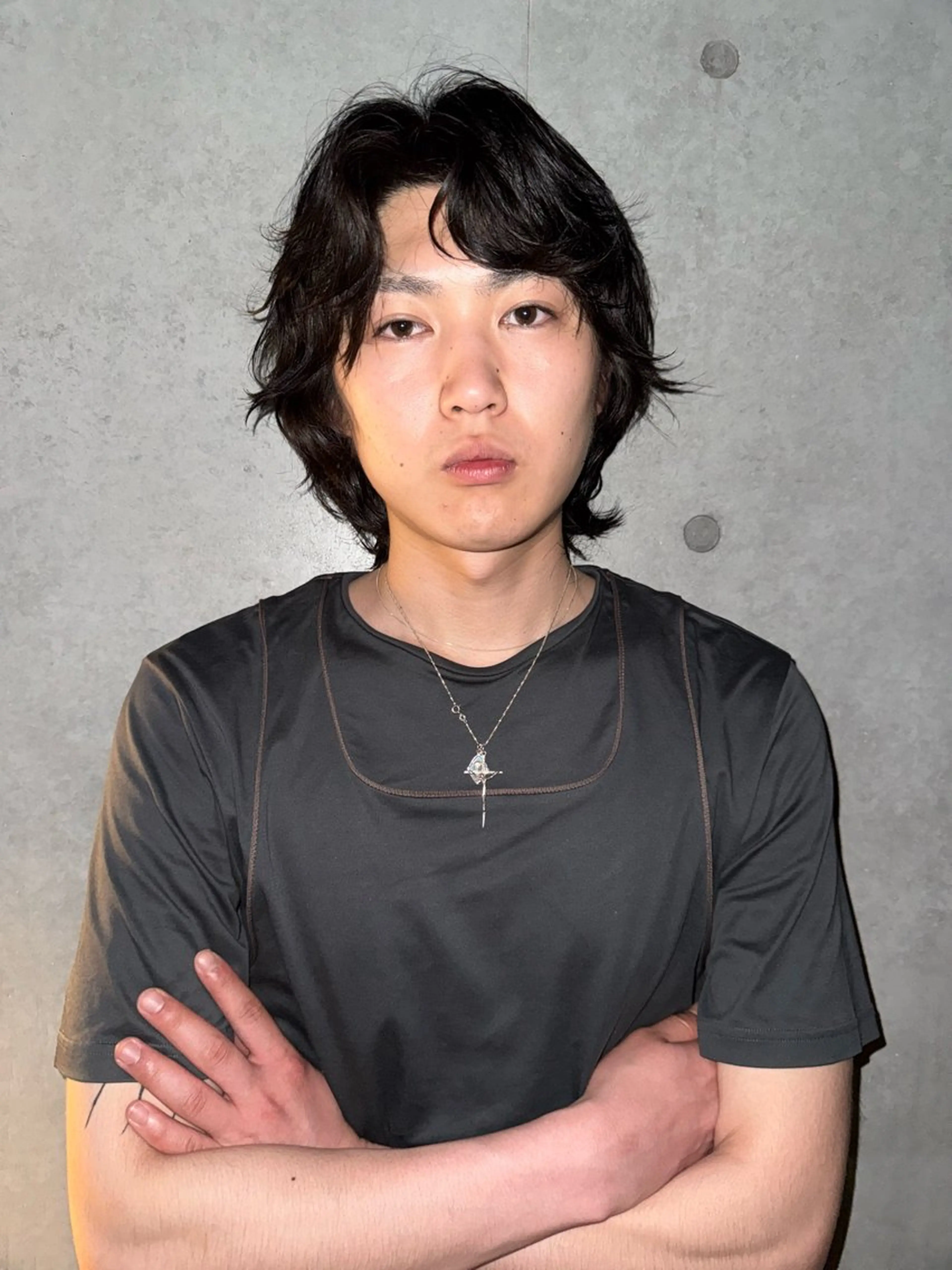 パーマ 神田橋 翔太郎のヘアスタイル