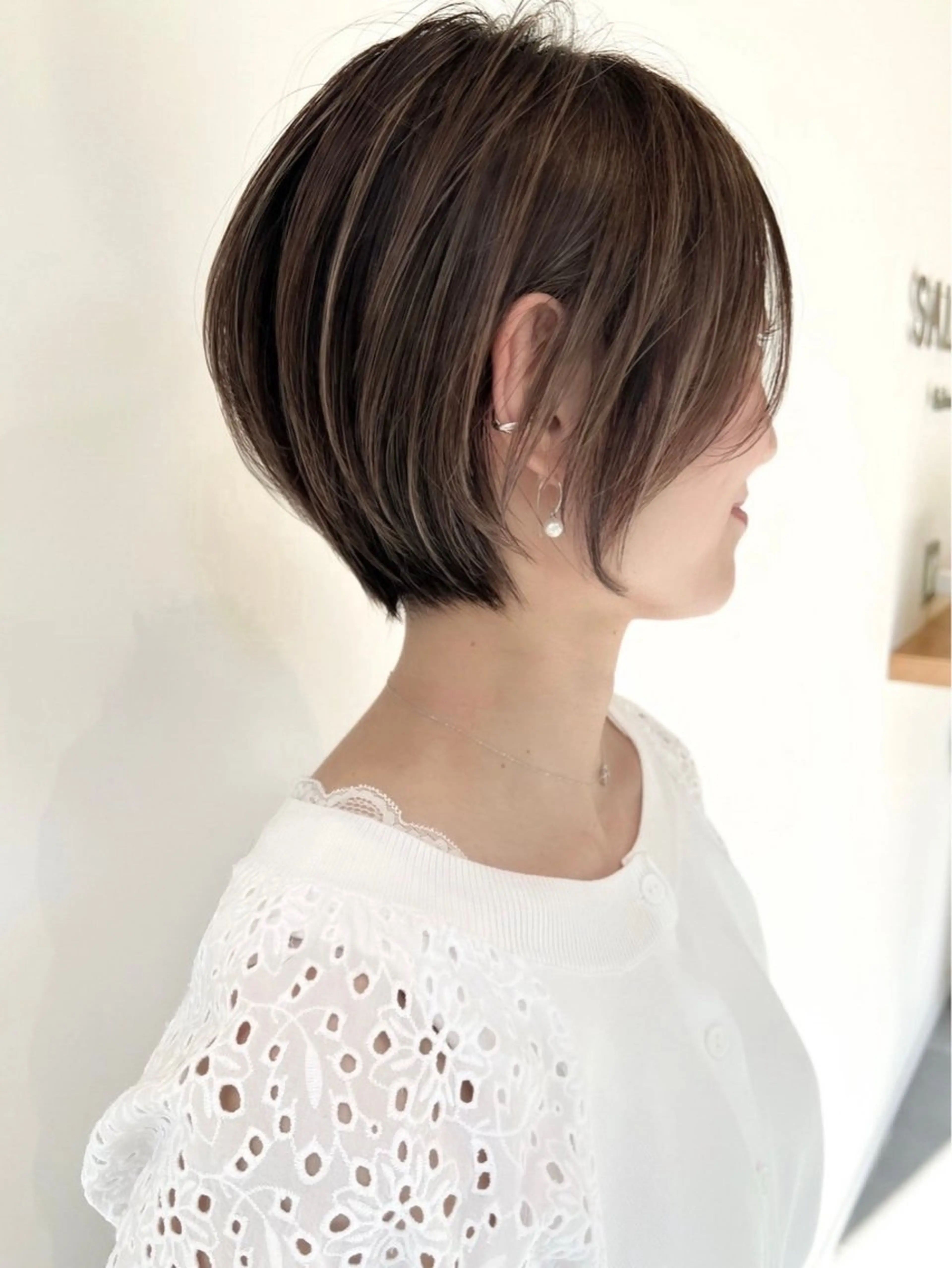 ショート カラー カット ヘアカラー ハイライトNo.1☆ ゆうのヘアスタイル