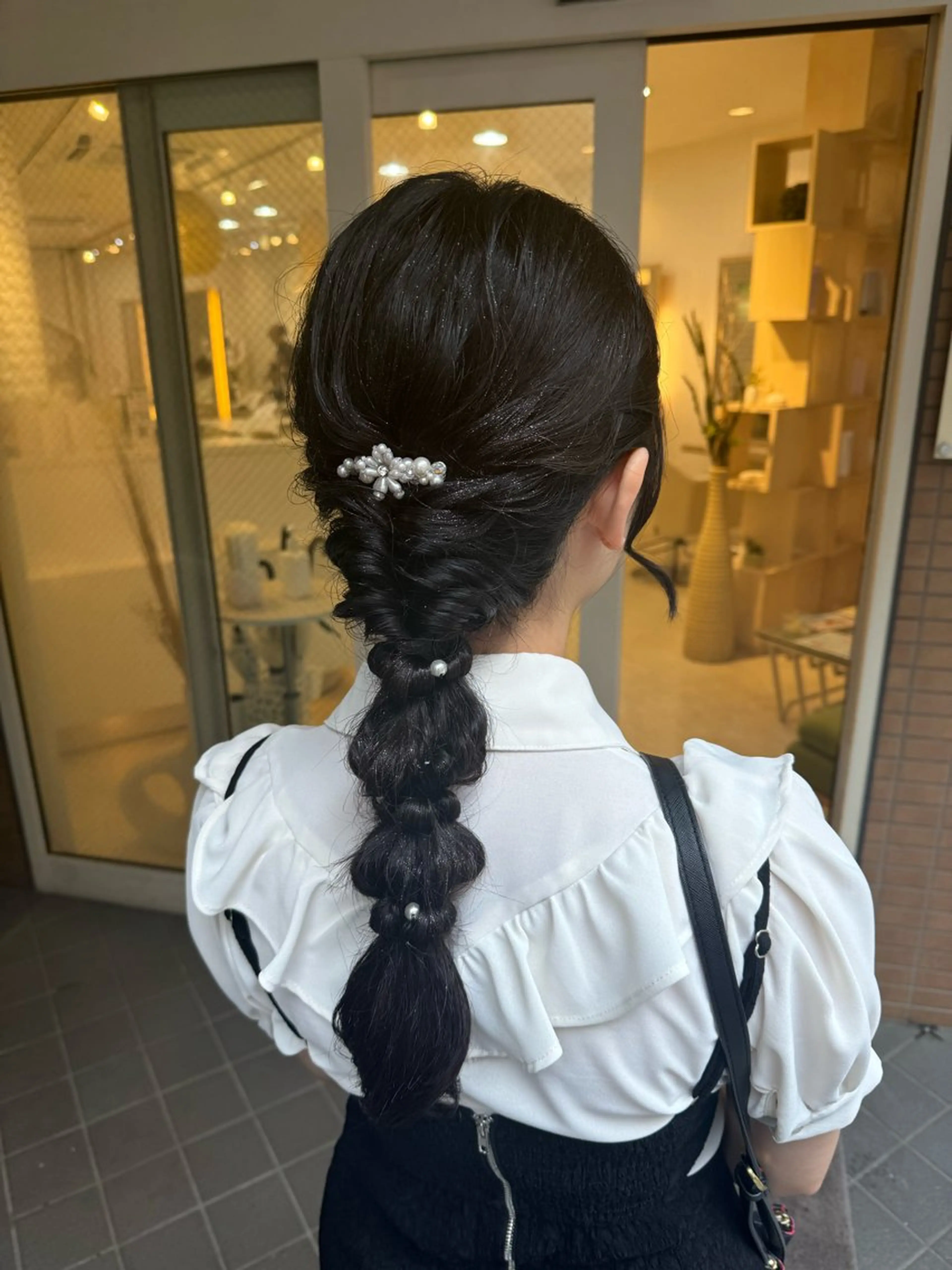 ヘアアレンジ ヘアセット NANAMI:カット モデルさん募集中💫のヘアスタイル