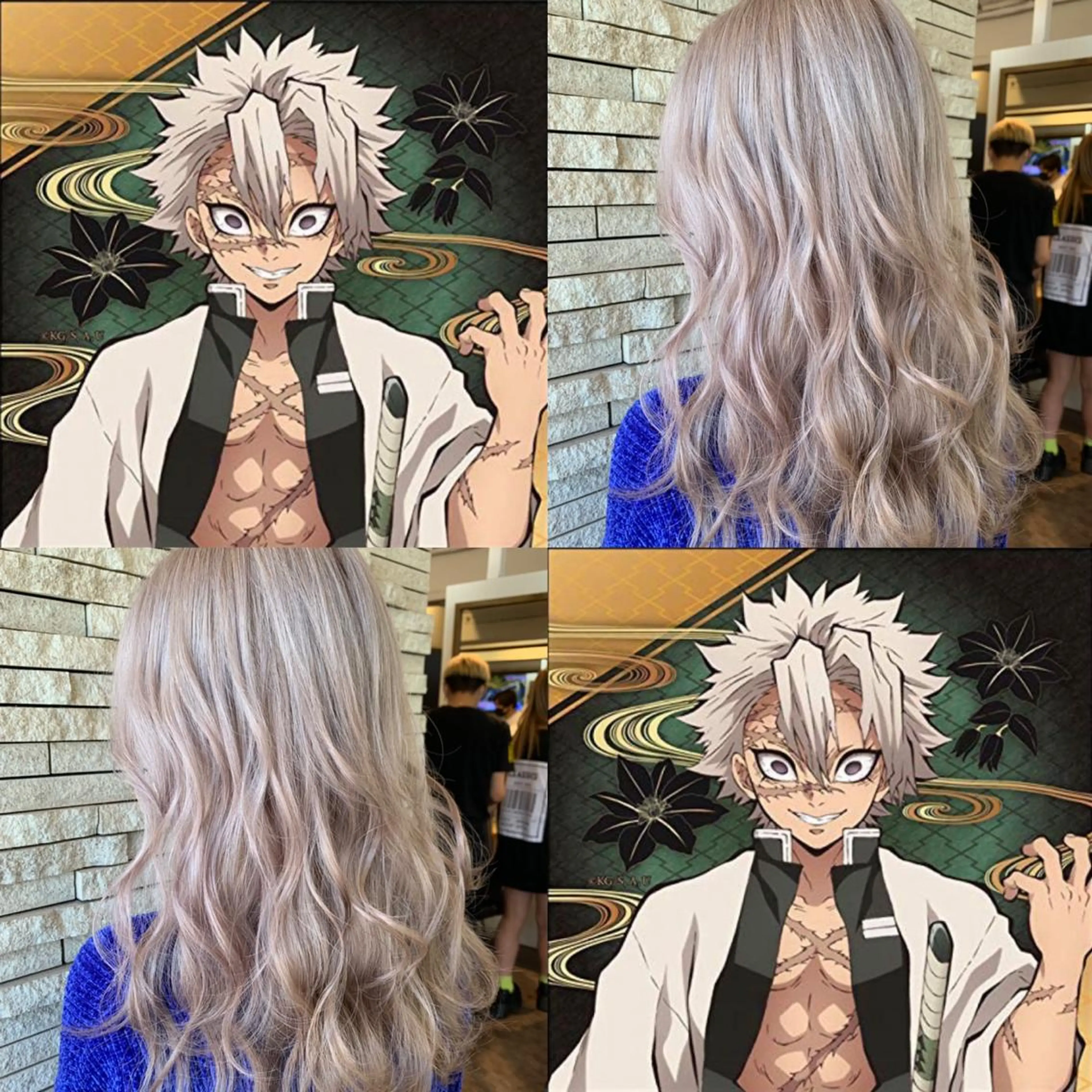 セミロング カラー ベージュカラー ブリーチ ホワイトベージュ ヘアカラー サロウィン千葉所属・サロウィン千葉店 Toshikiのヘアスタイル