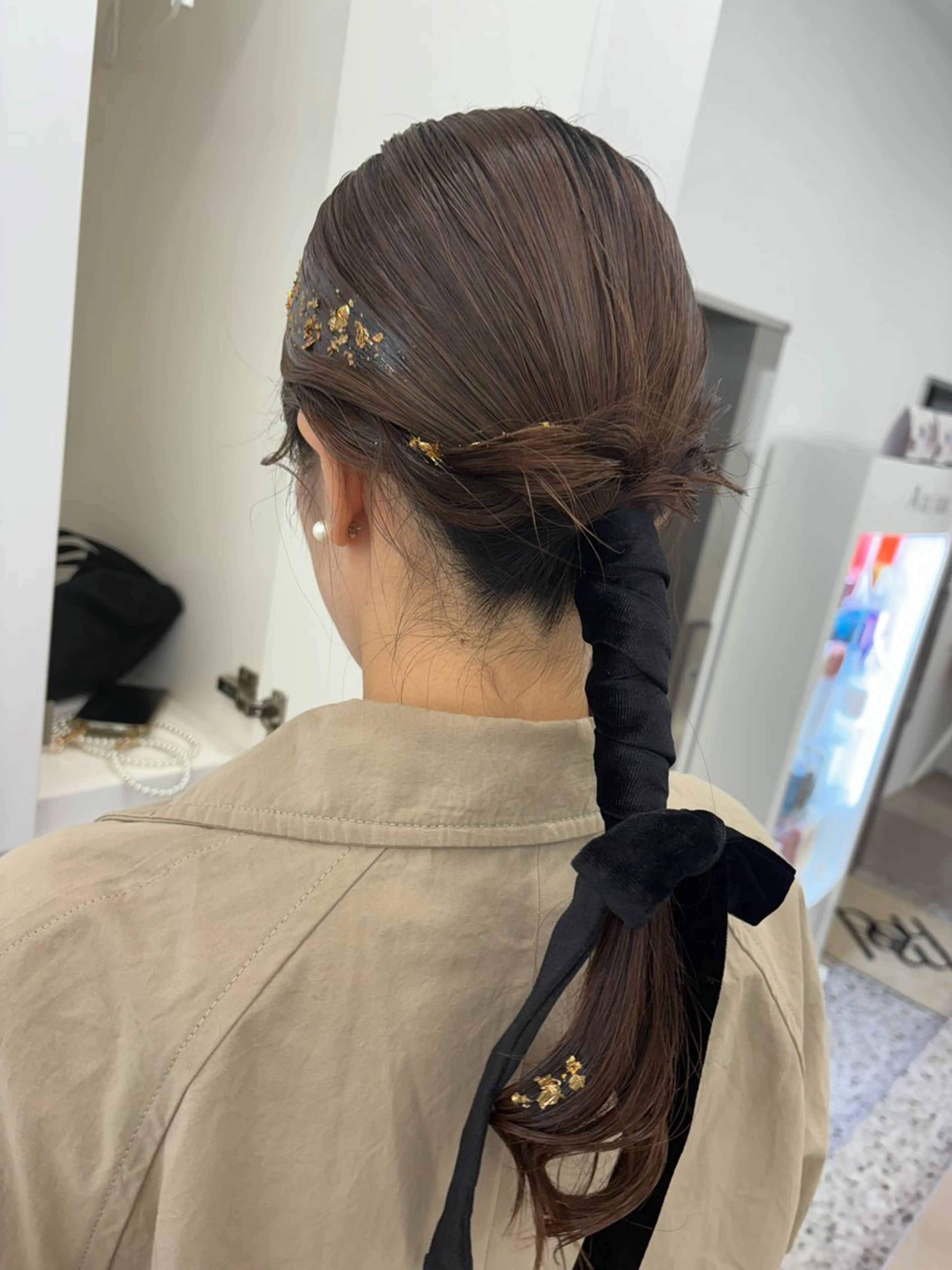 セミロング ヘアセット Rin🔔/ボブ/ 透明感カラー🤎のヘアスタイル