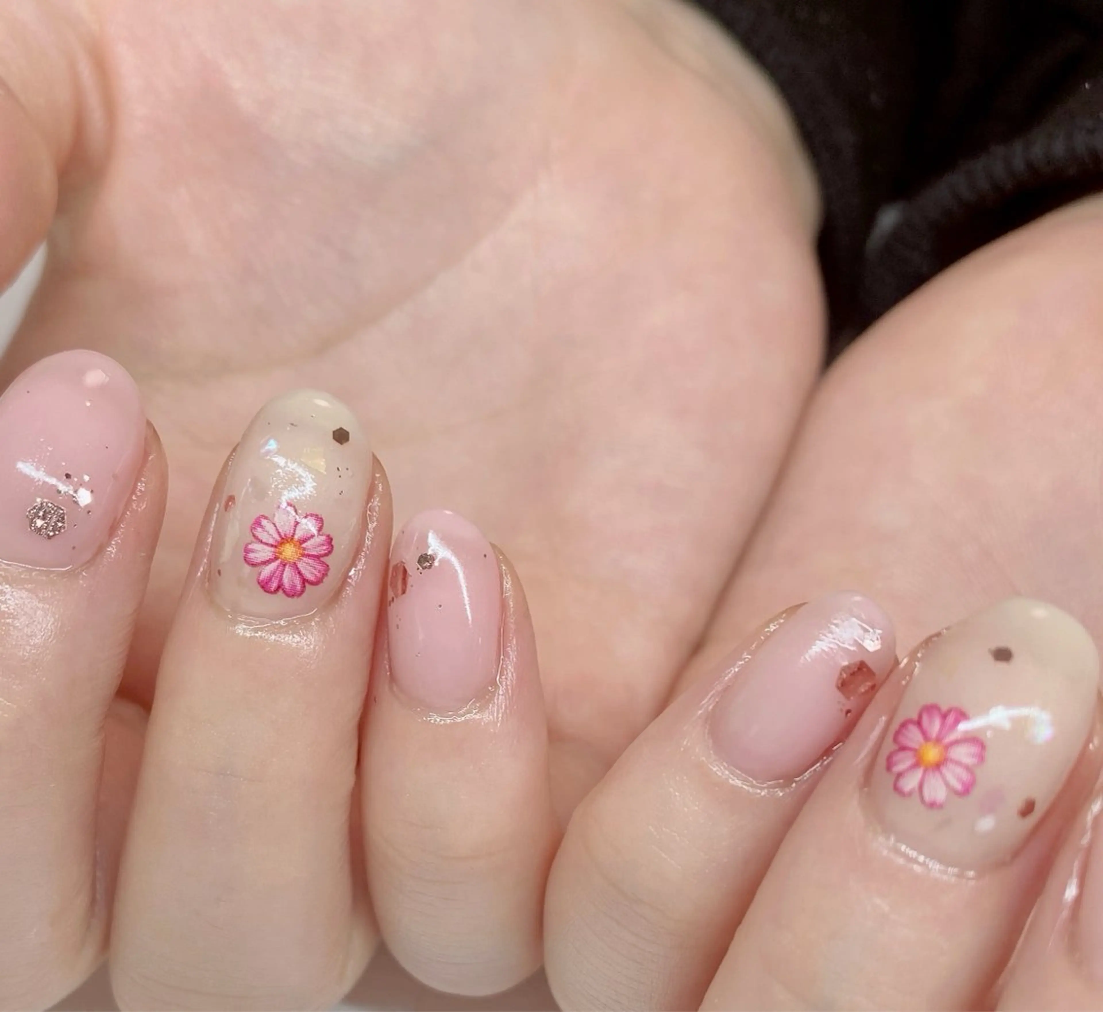ネイル キラキラネイル 持ち込み ハンドネイル Nail Salon K 🧸美爪育成のネイルデザイン