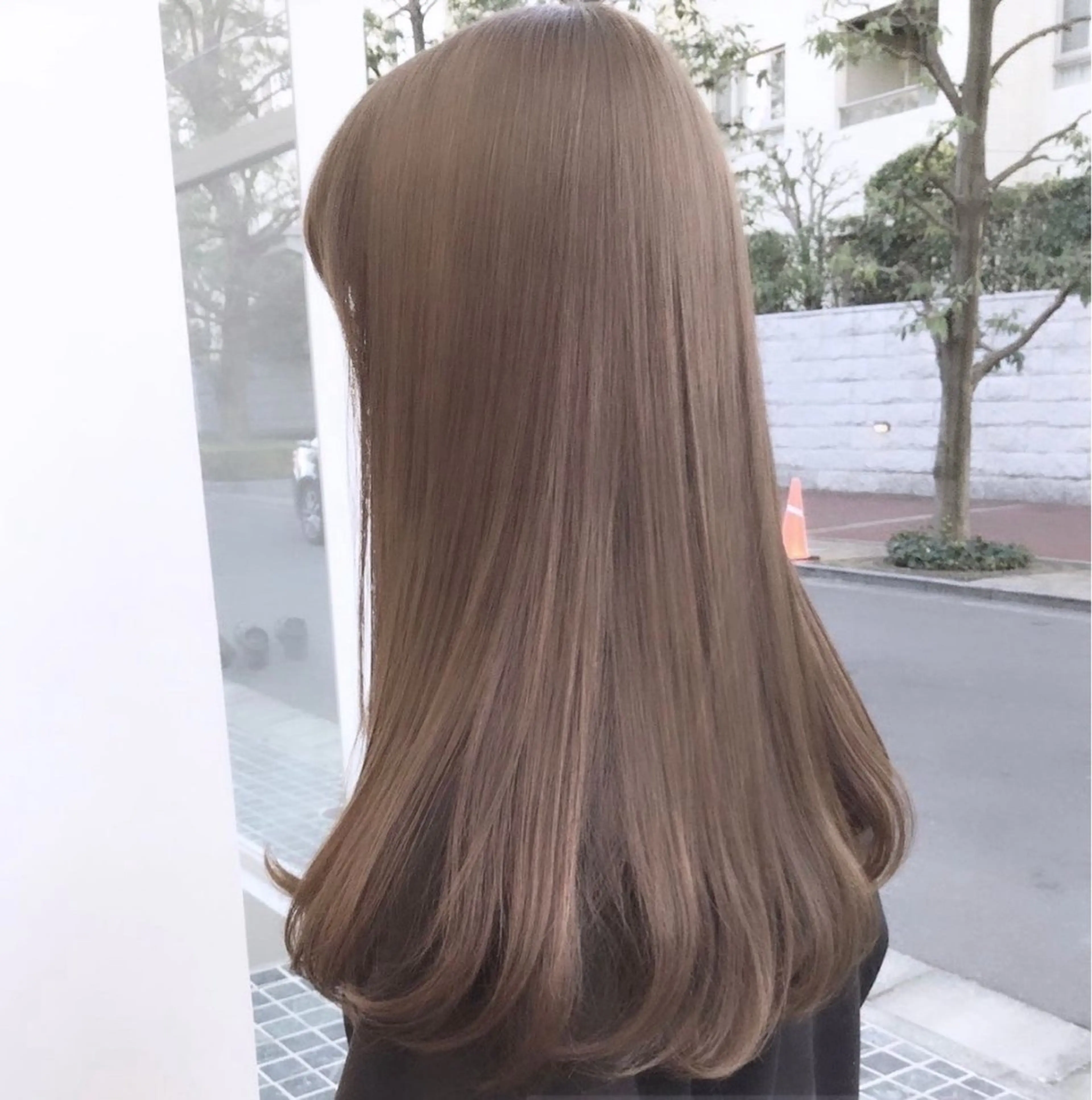 ロング ヘアカラー トリートメント ✨上品可愛い 時短艶髪/後藤✨のヘアスタイル