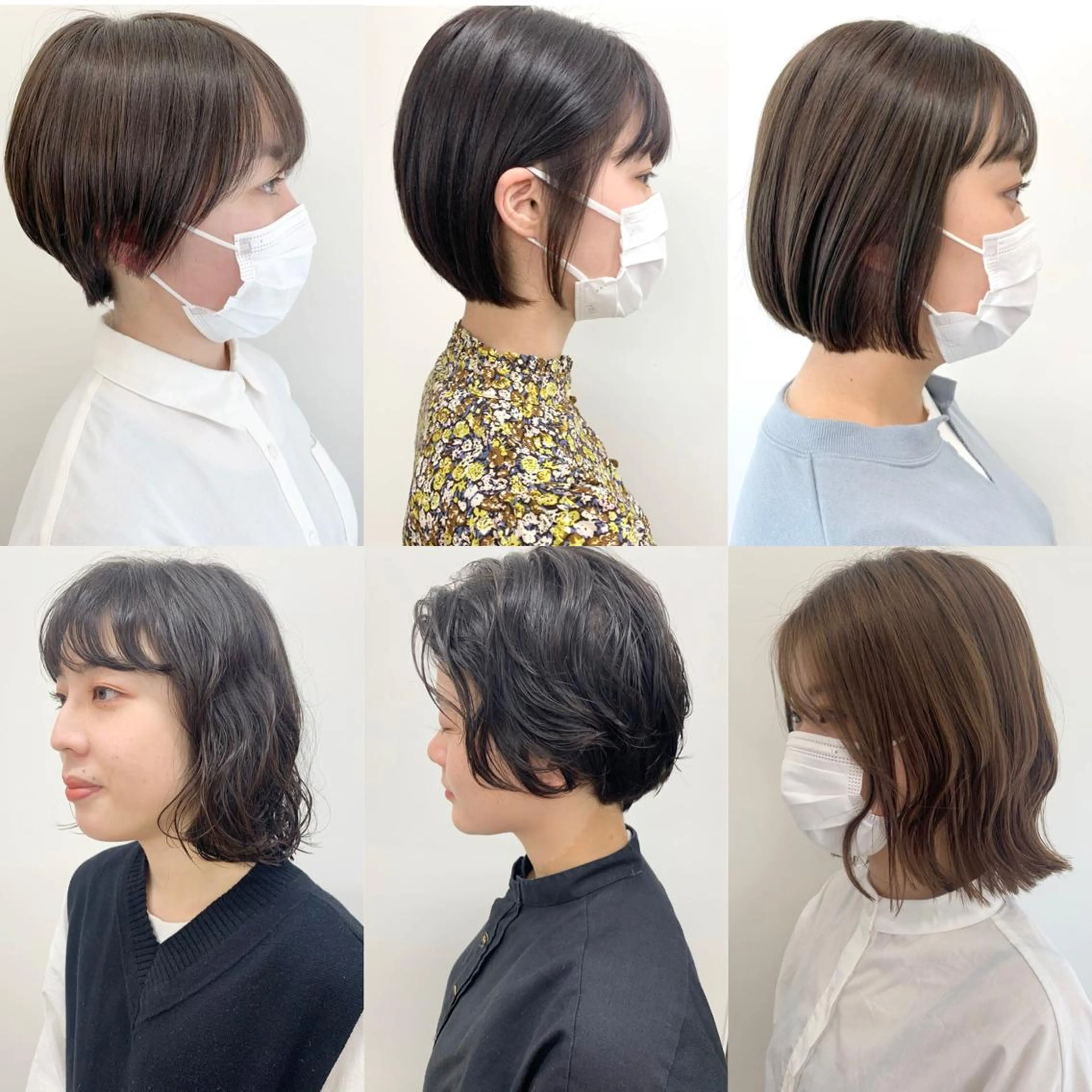 ショート Click所属・クニモトハルナ ボブ/柔らかカラーのヘアスタイル