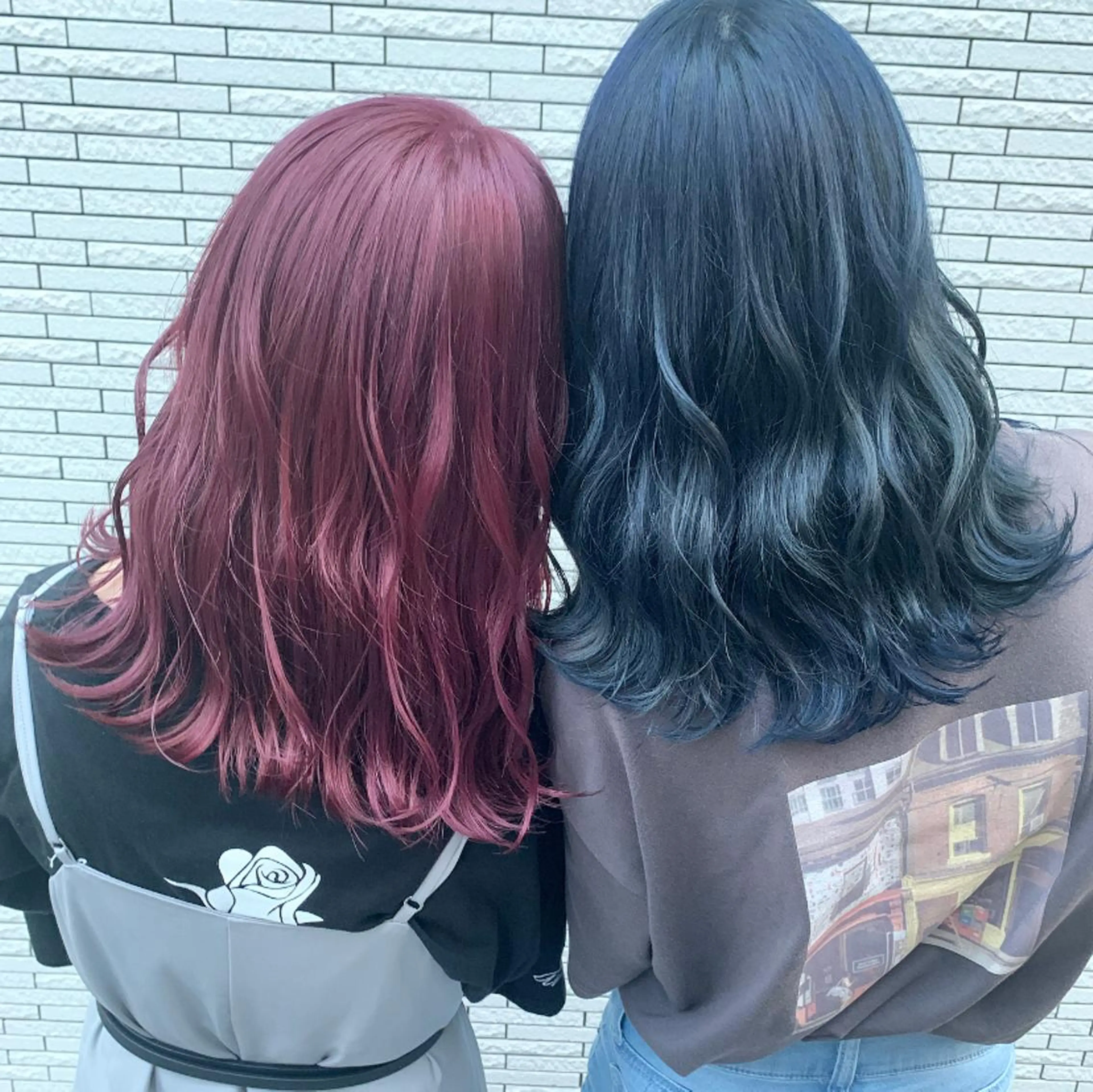 ミディアム カラー ヘアアレンジ 💕ブリーチカラー☁ 髪質改善💖サワのヘアスタイル