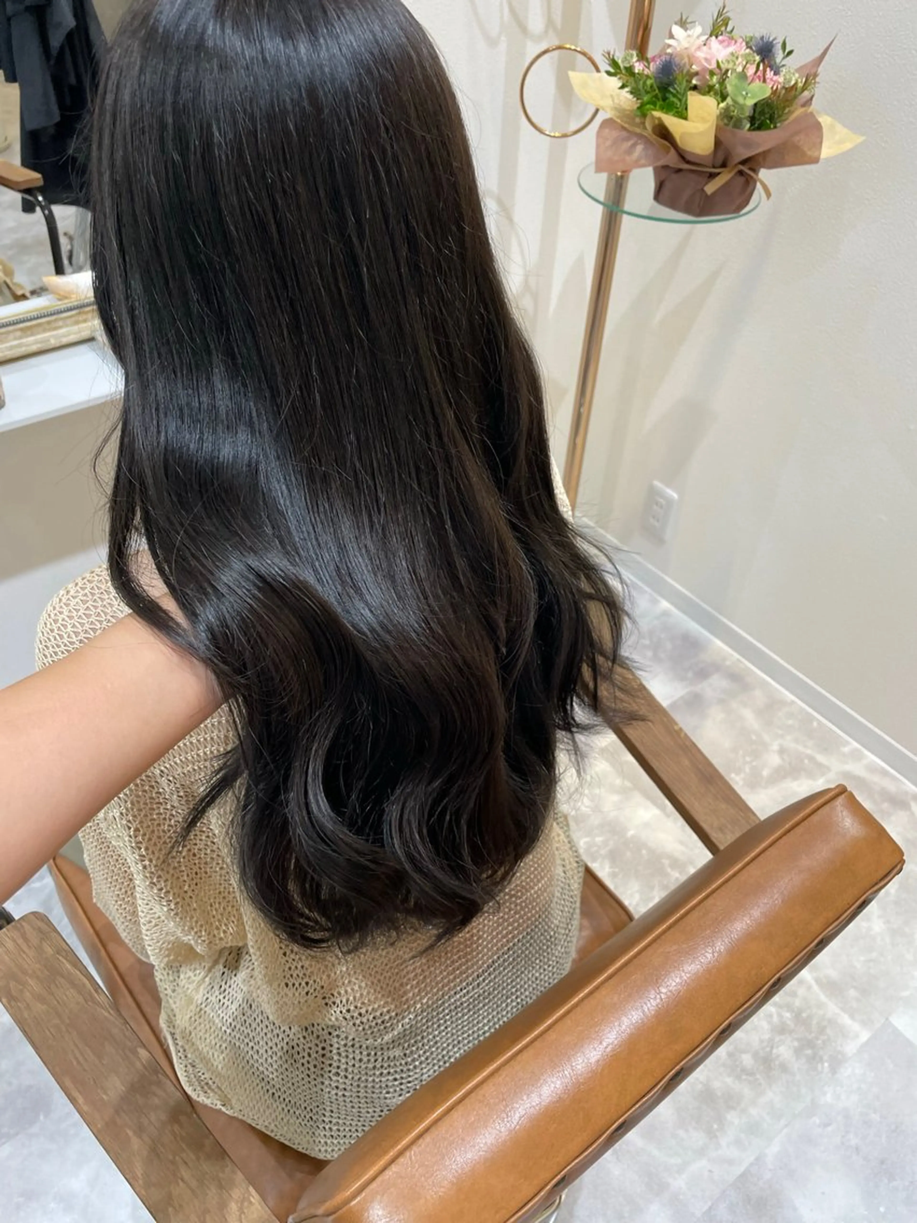 ロング ヘアカラー 似合わせカラー 梅田 ayanaのヘアスタイル