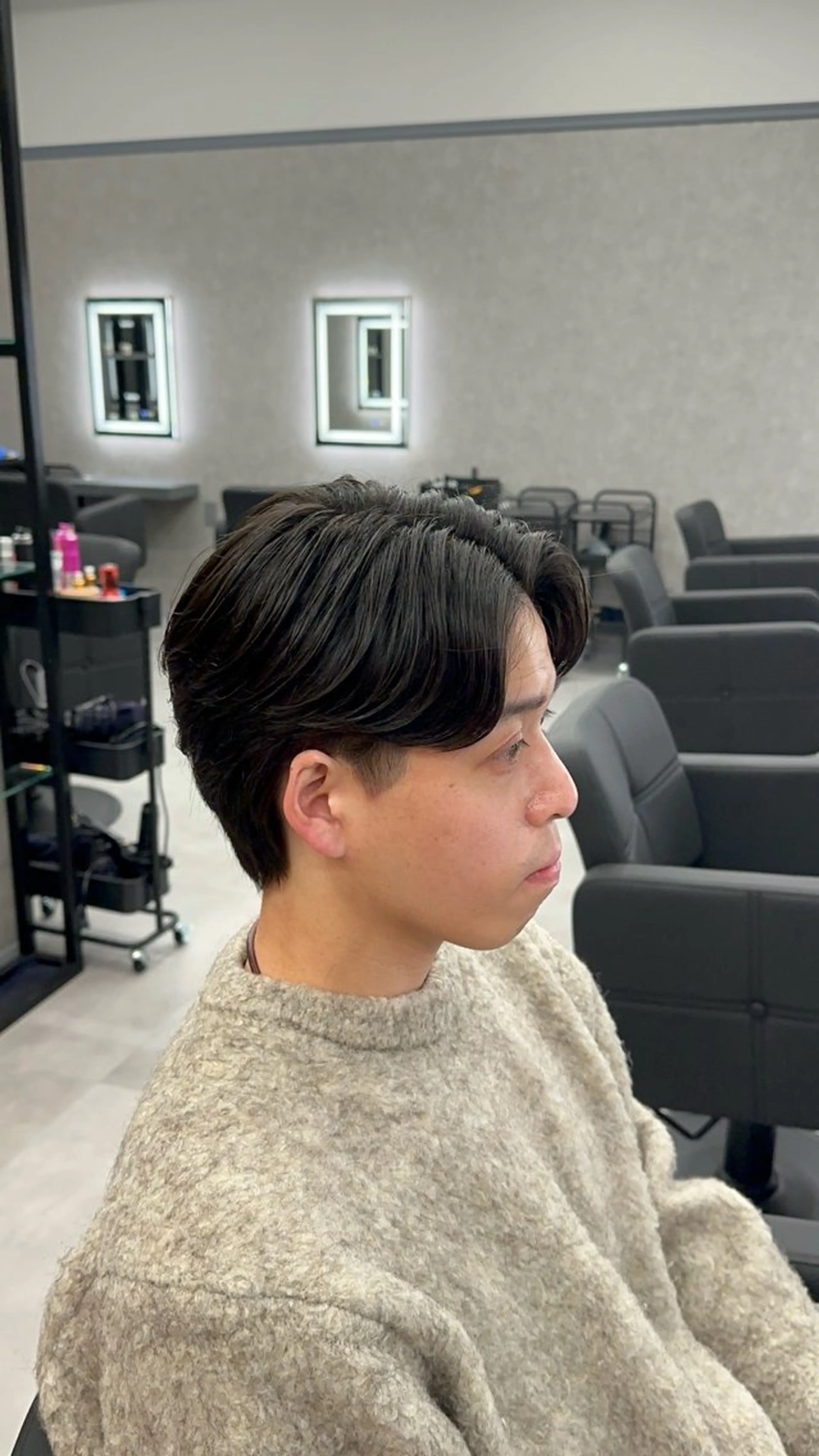 カラー パーマ メンズ メンズパーマ カット パーマ 札幌メンズヘア指名 No.1光👑👑のヘアスタイル