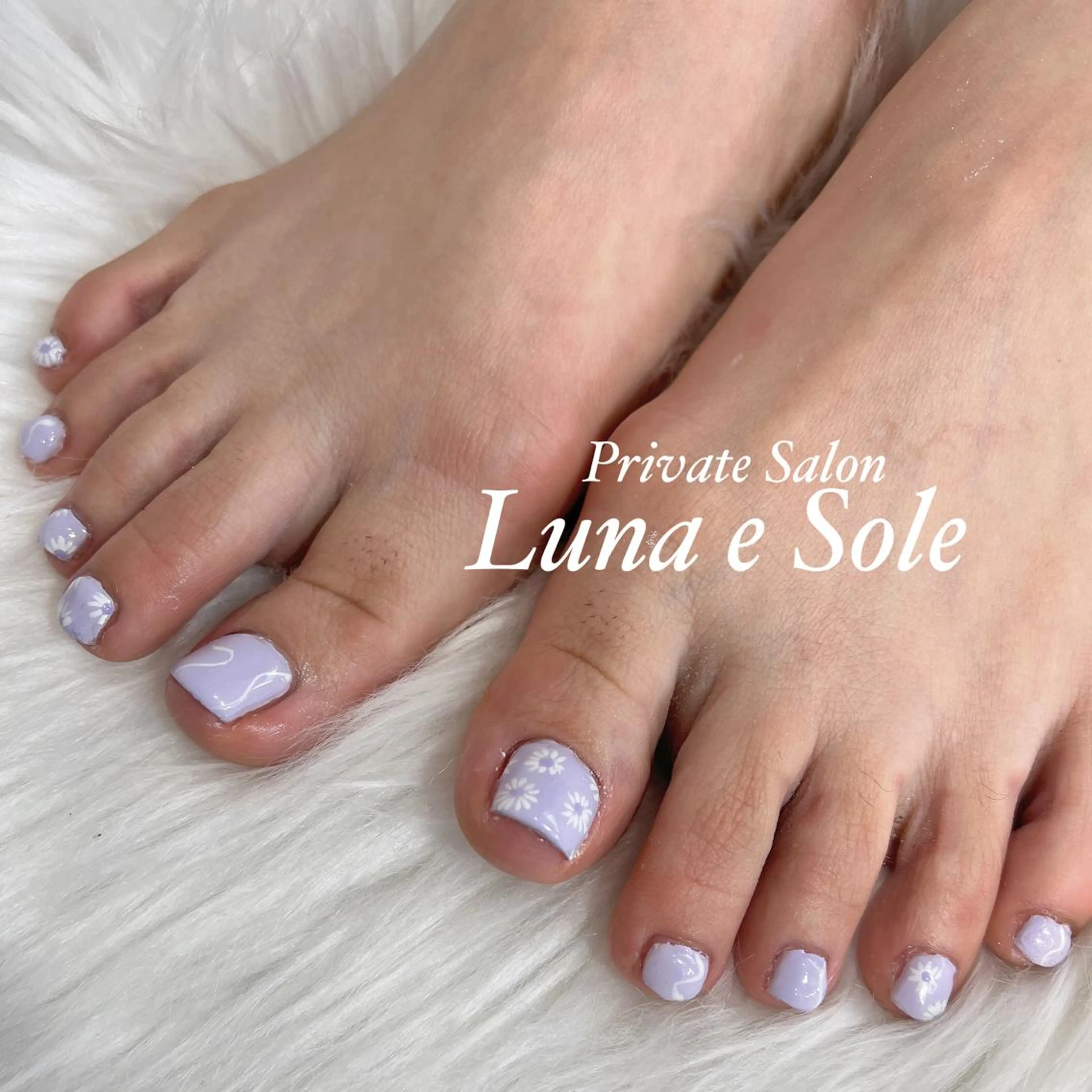 ネイル フットネイル Luna e  Soleのネイルデザイン