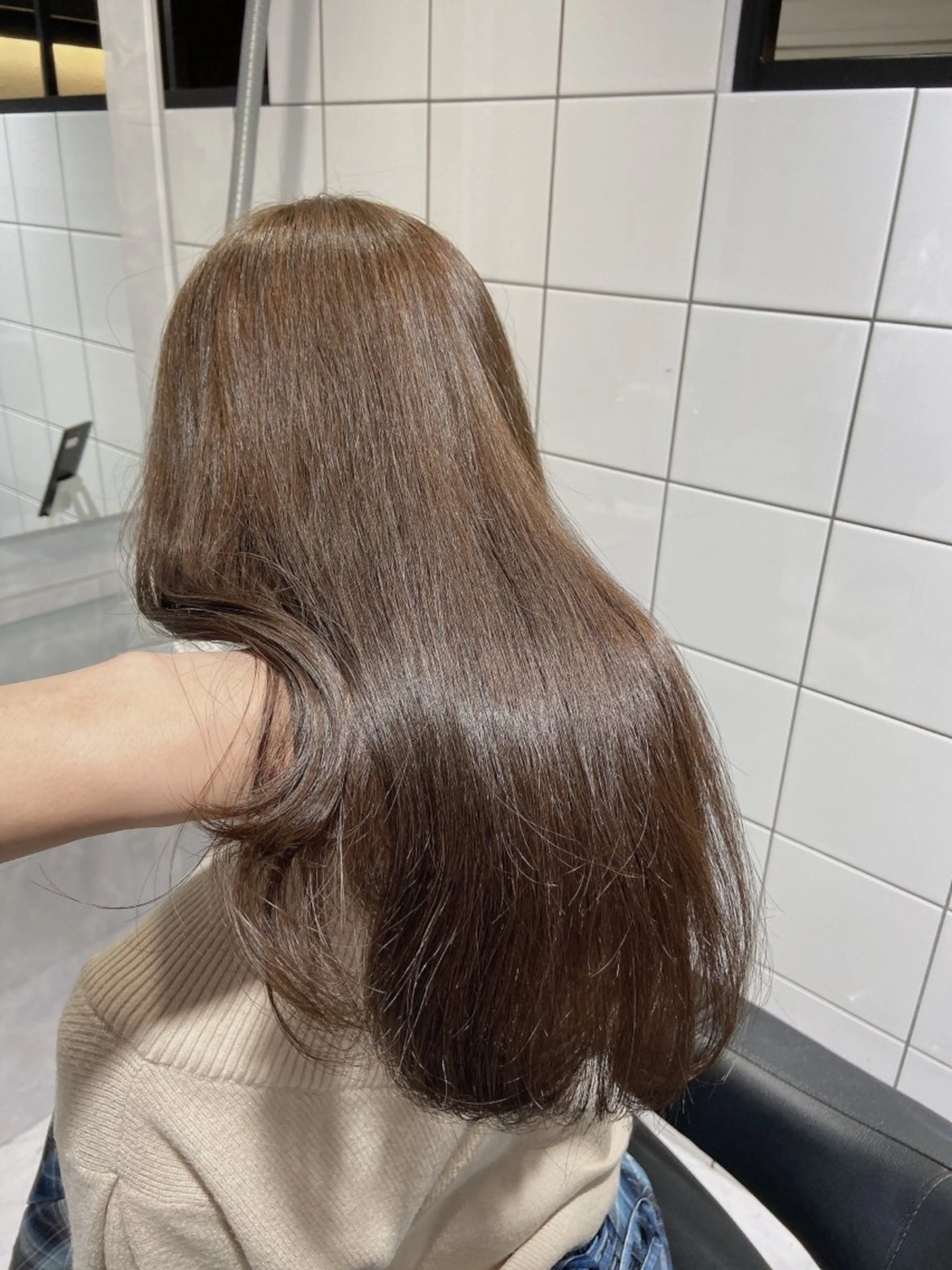 セミロング カラー 🌿透明感赤み消し Keishin🌿のヘアスタイル