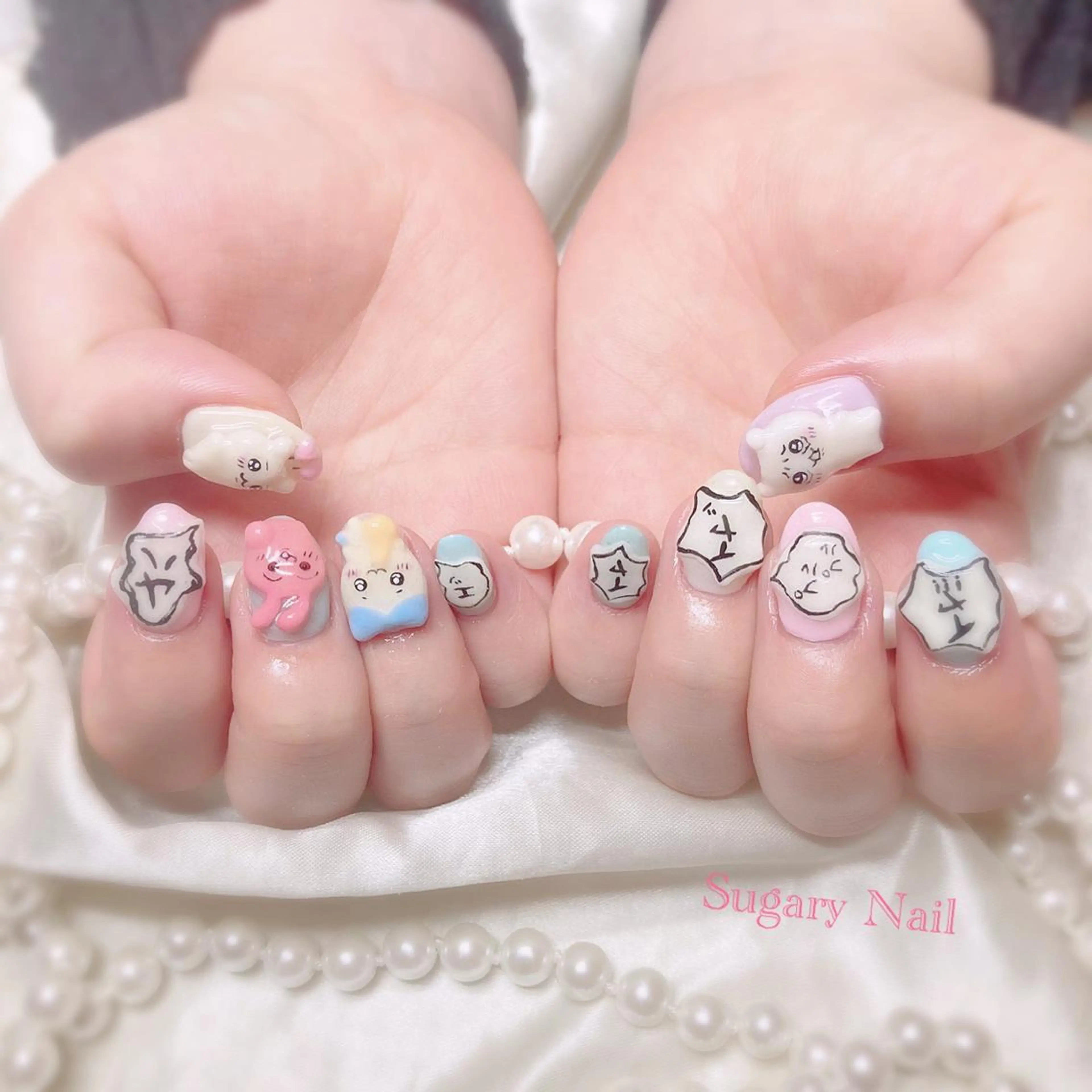 ネイル ハンドネイル SugaryNail Rinaのネイルデザイン