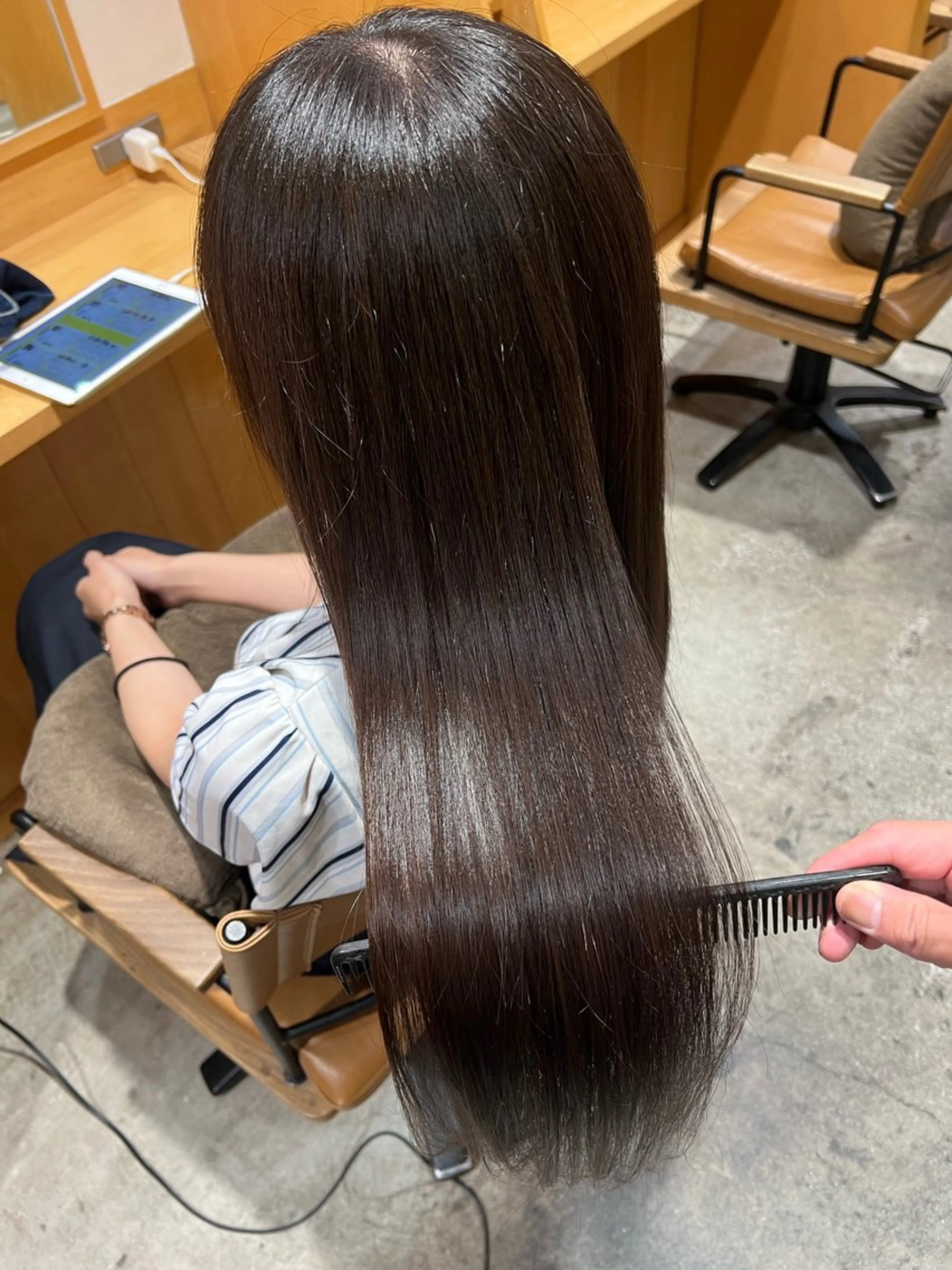 ロング カット ヘアカラー トリートメント ✨艶髪✨ 透明感カラー　Rinのヘアスタイル