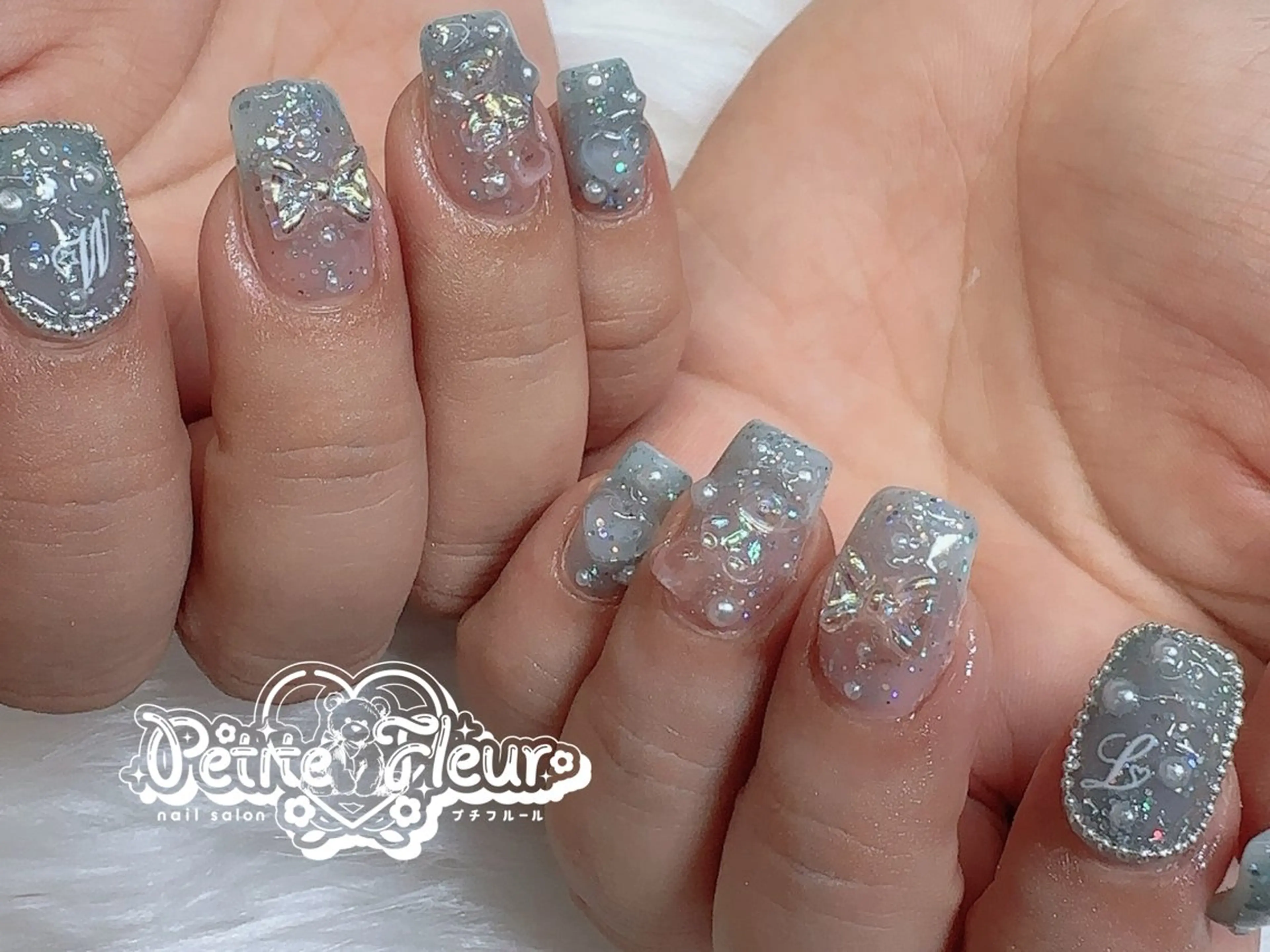 ネイル ハンドネイル ❁⃘*。Petite fleur❁⃘*りさのネイルデザイン