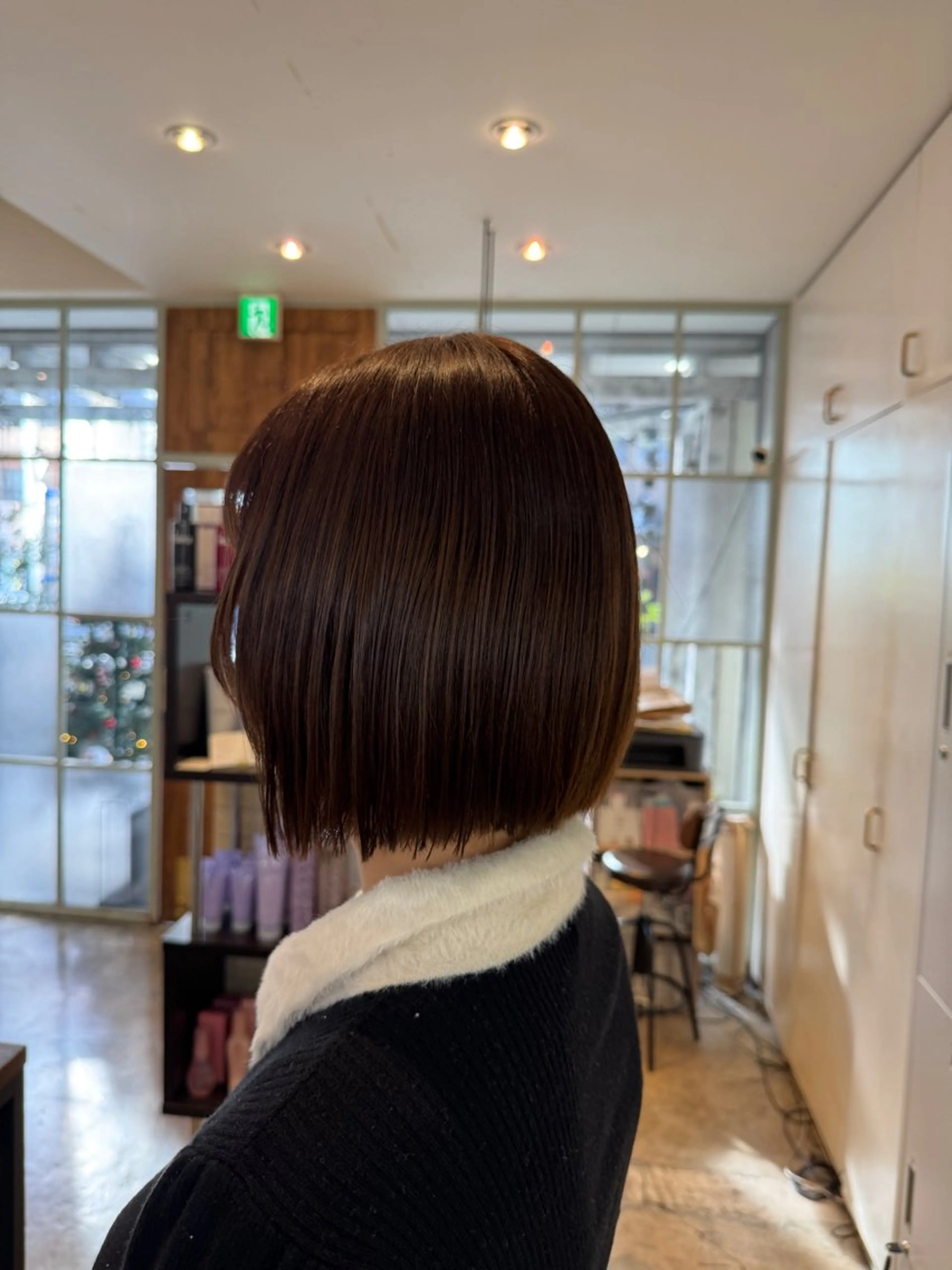 ミディアム カラー ヘアカラー トリートメント 中村 空のヘアスタイル