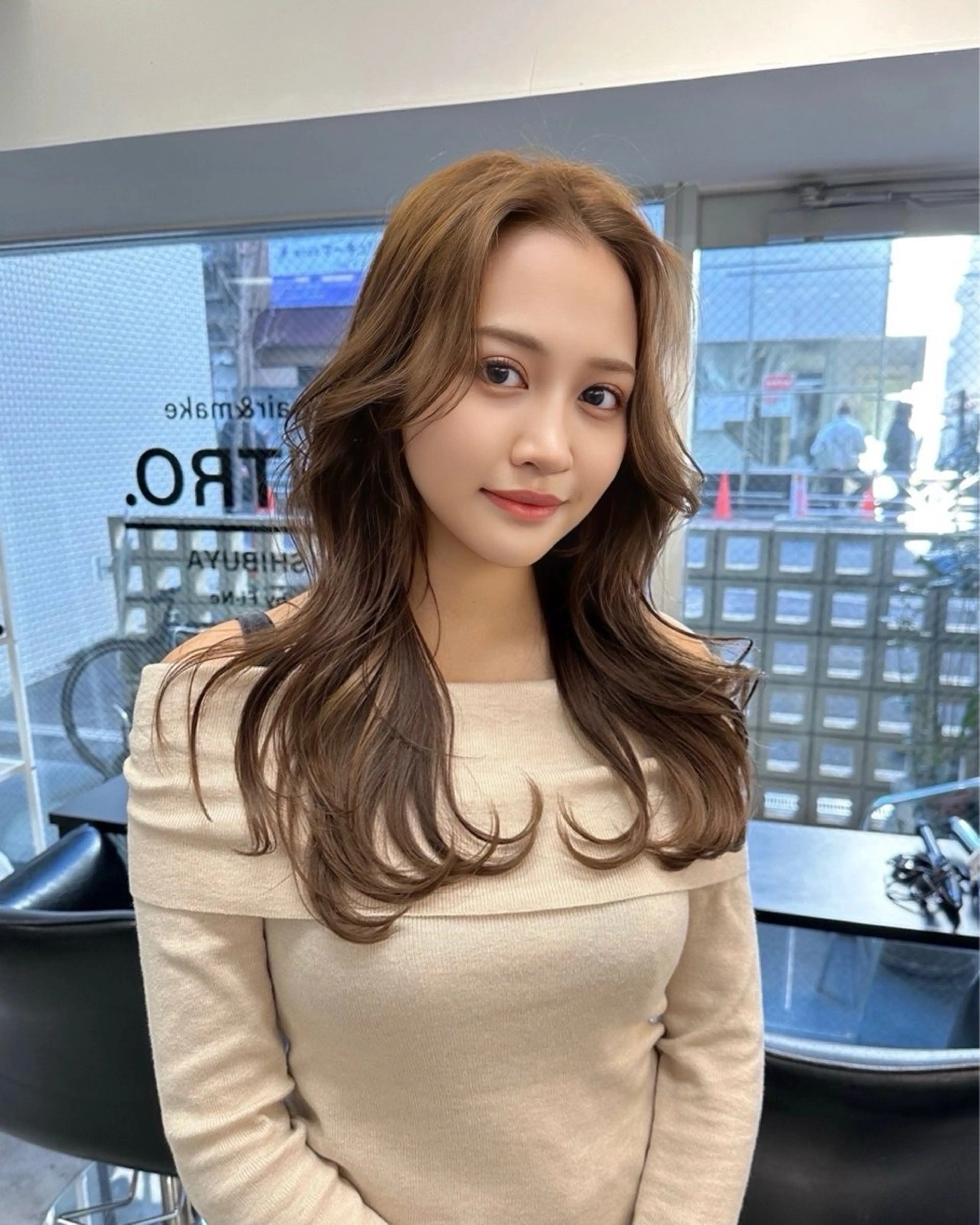 ロング カラー INTRO.by Fi-Ne所属・韓国ヘア 店長NEGIのヘアスタイル