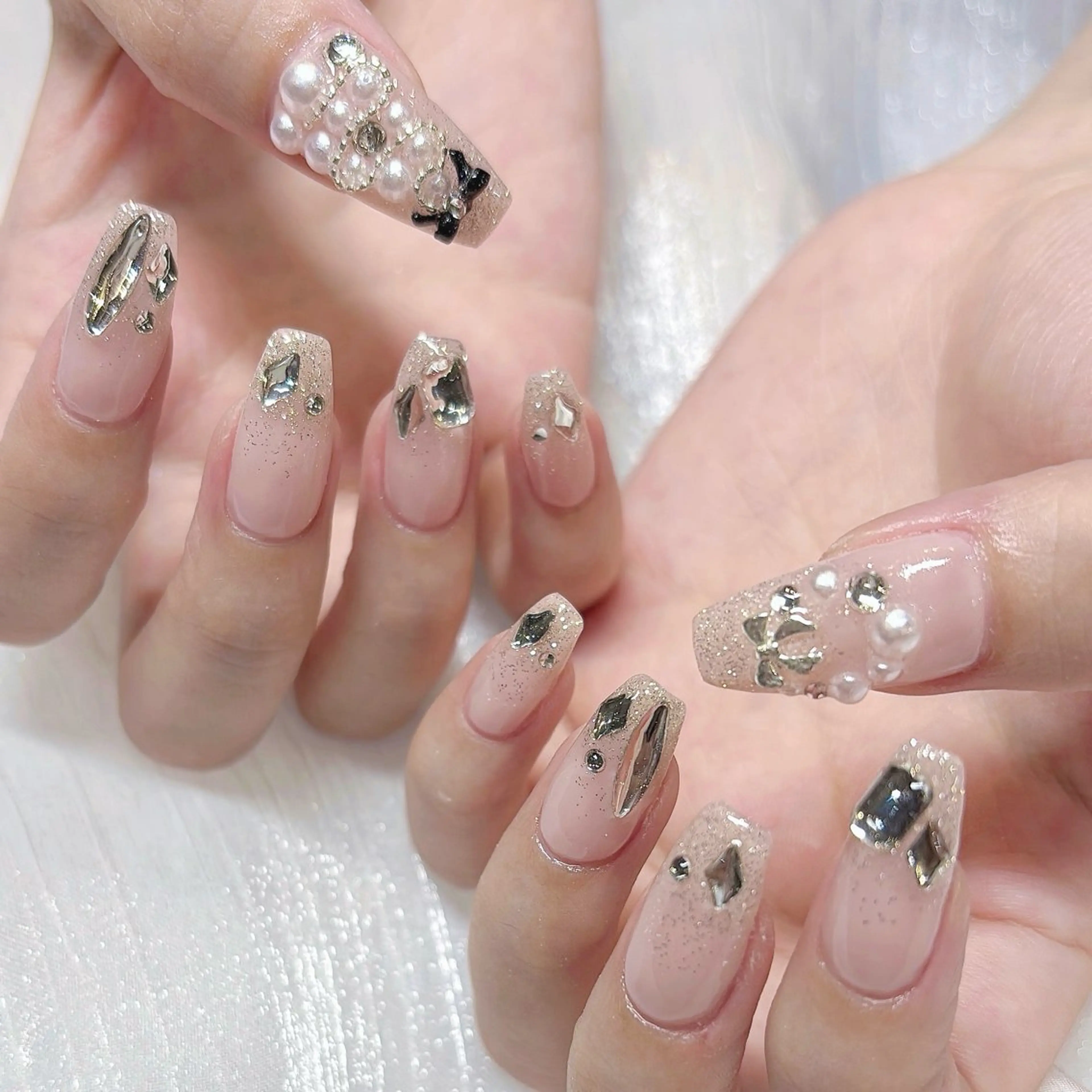 ネイル 持ち込み 冬ネイル クリスマス Chaton nail所属・minori 🎀のネイルデザイン