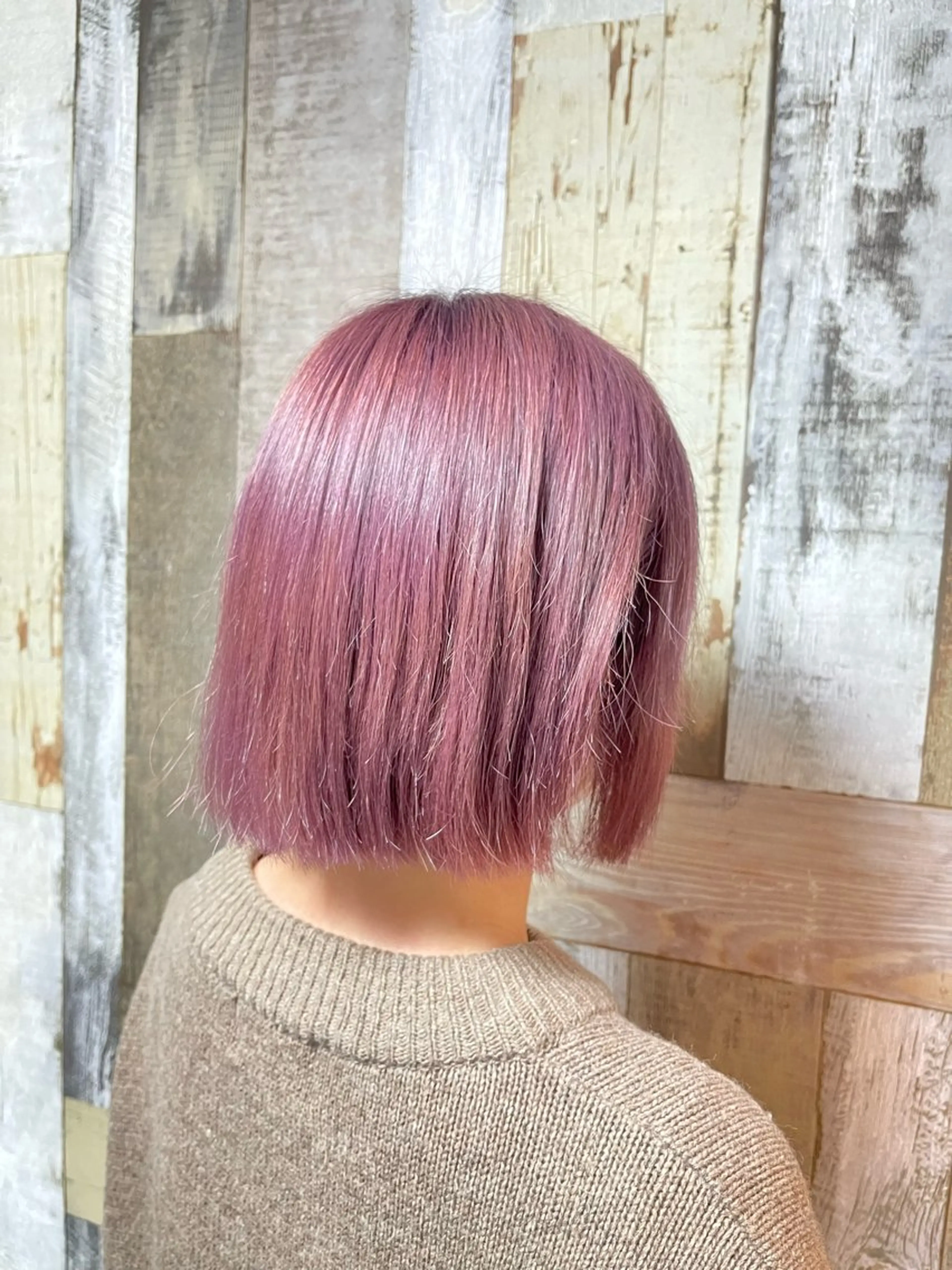 ショート カラー ラベンダーカラー ピンクカラー ピンクラベンダー カット ヘアカラー トリートメント spaski所属・メンズ特化型/永井 友貴のヘアスタイル