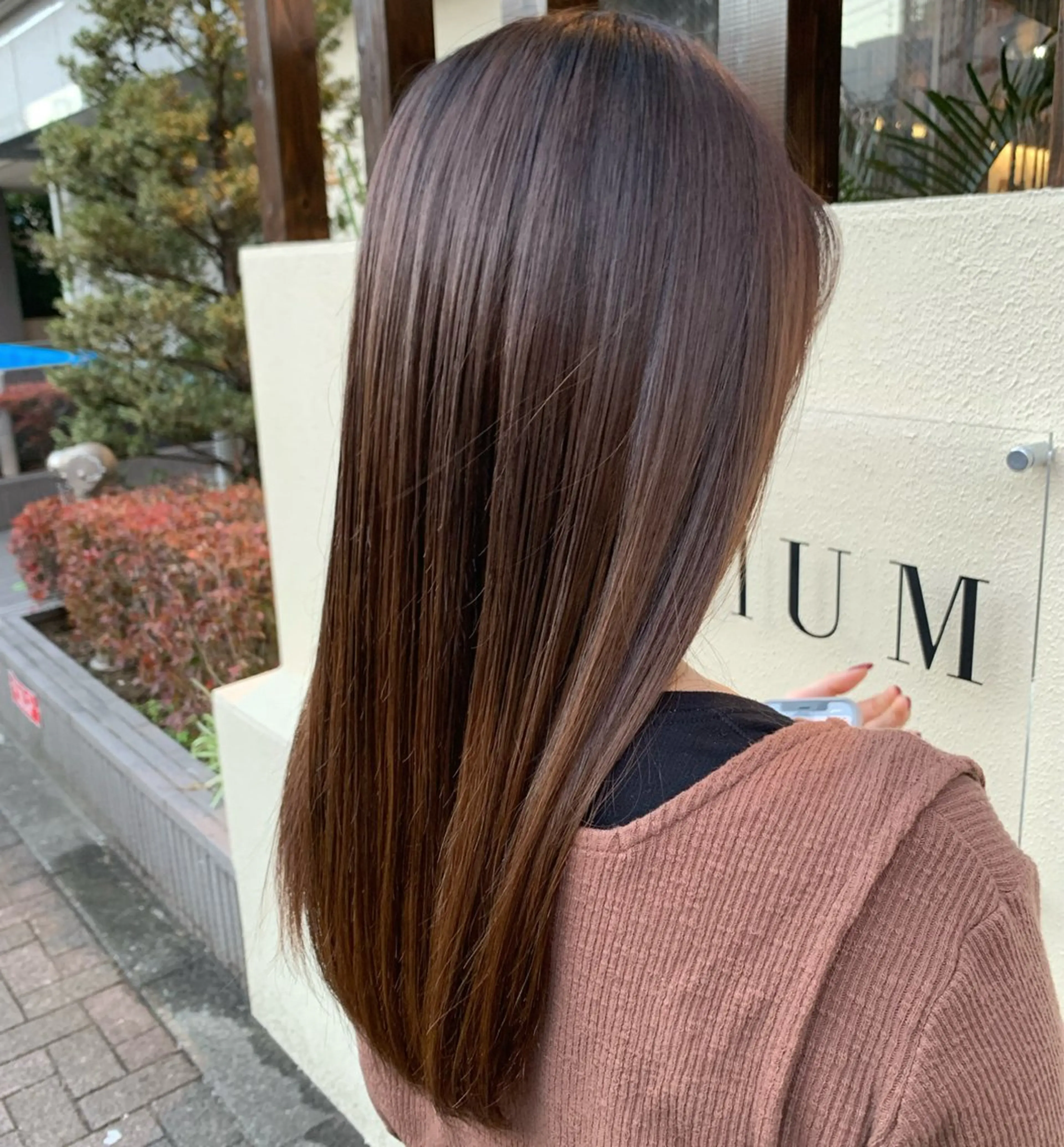 カット ヘアカラー 木津空 髪質改善のヘアスタイル