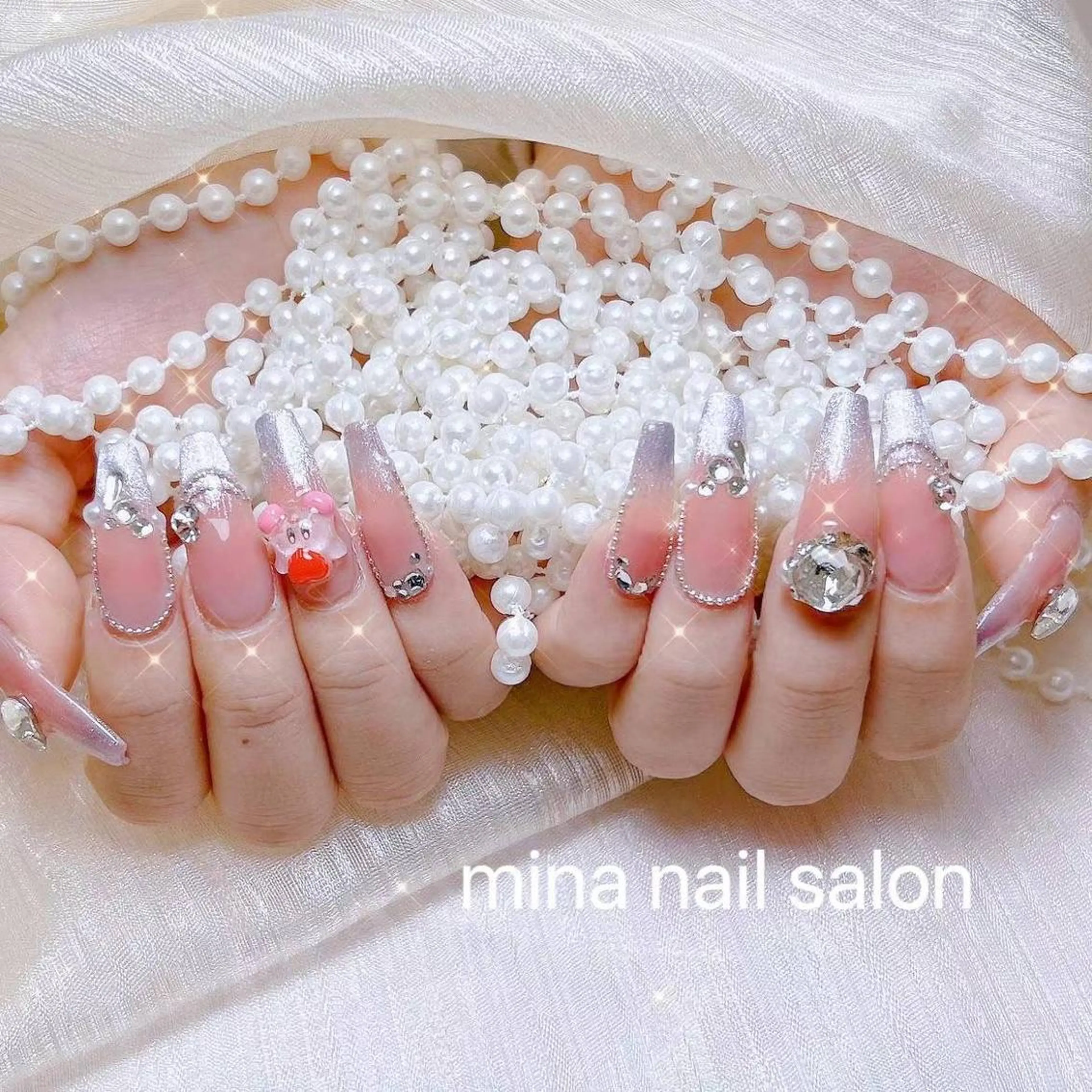 ネイル Mina🧸 韓国風ネイル🎀のネイルデザイン