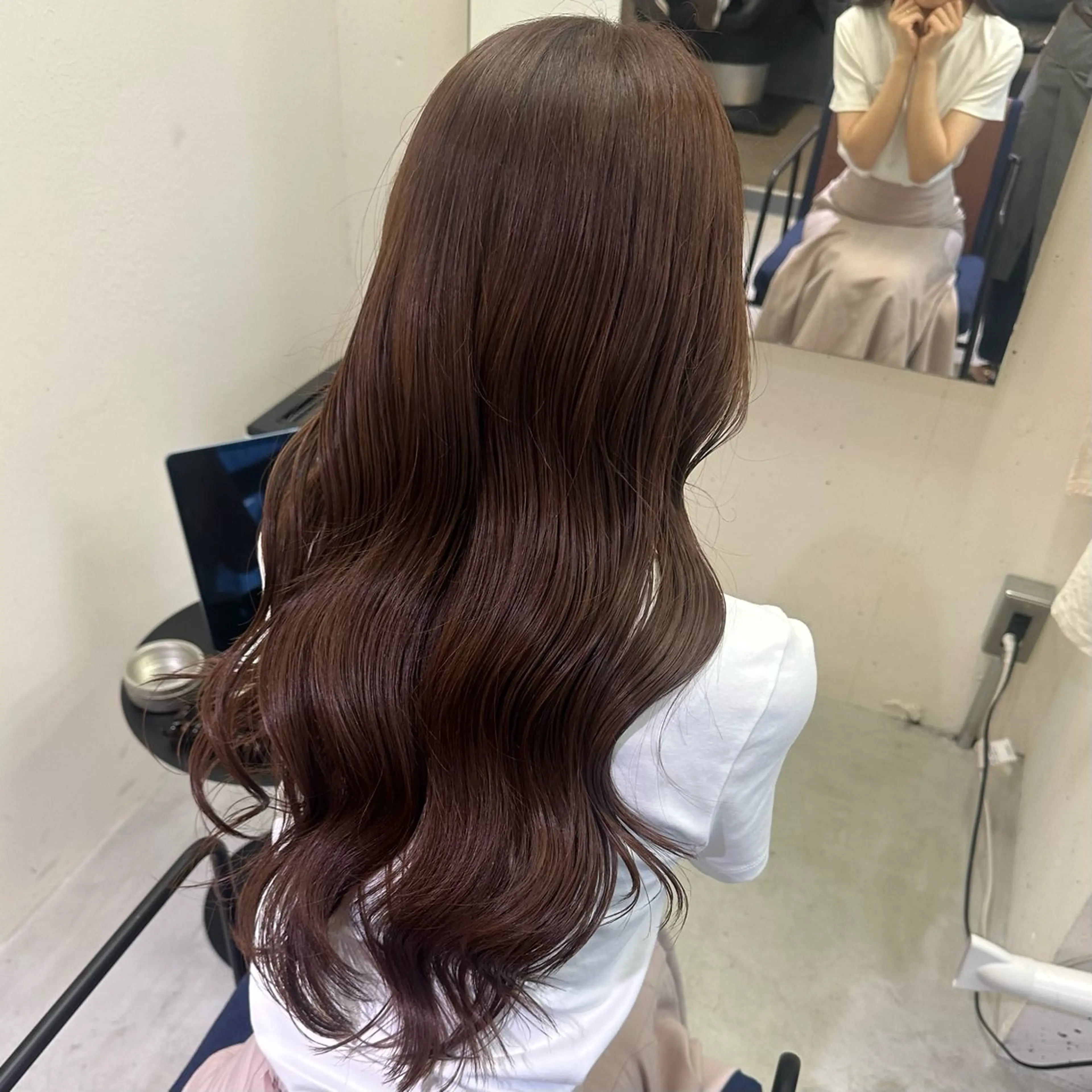 ロング カラー ブラウンカラー カット ヘアカラー トリートメント 東京 千駄ヶ谷🫧 hiyori🫧のヘアスタイル