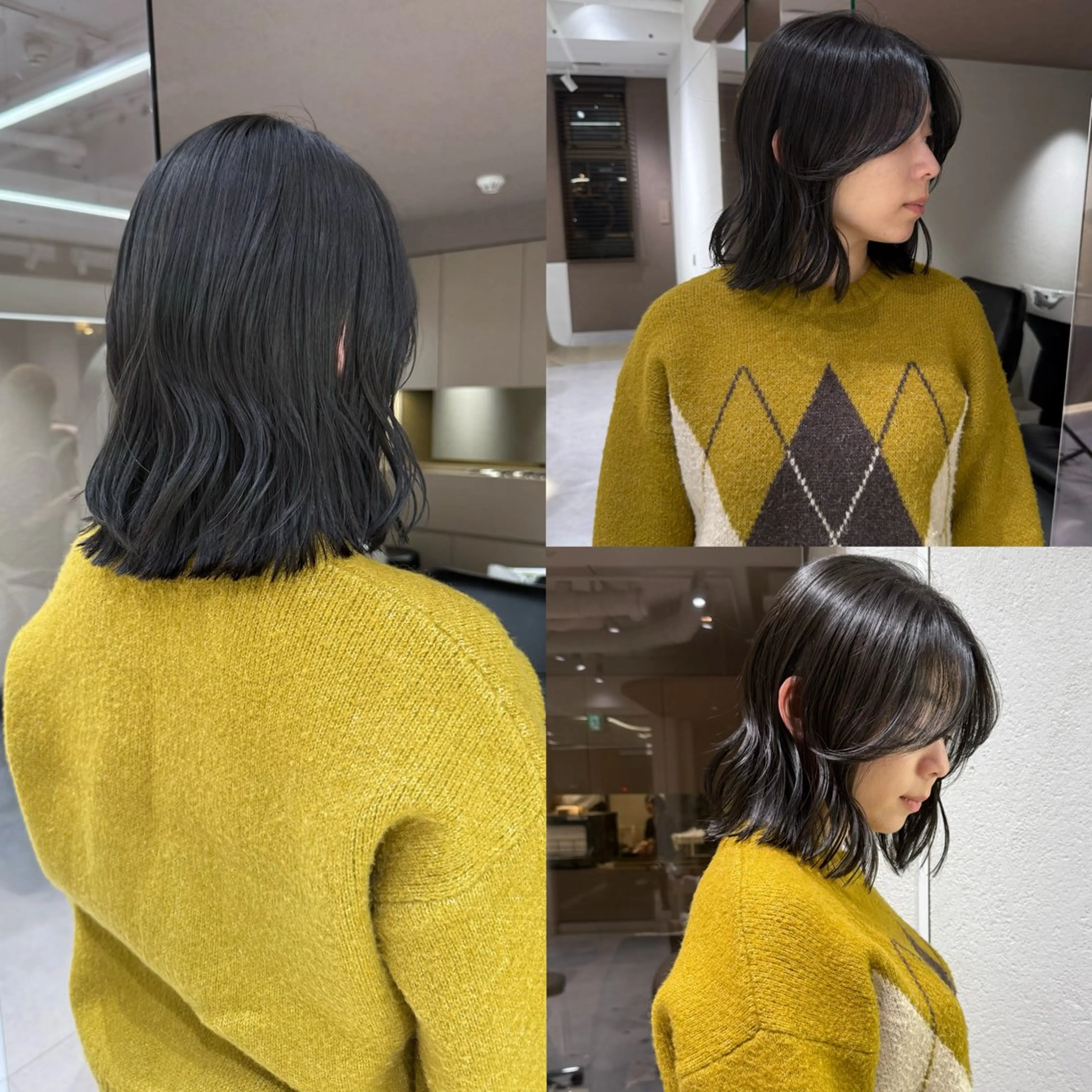 【🌟2回目🌟】カット+フルカラー+コアミートリートメント(シャンプーブロー込)の写真