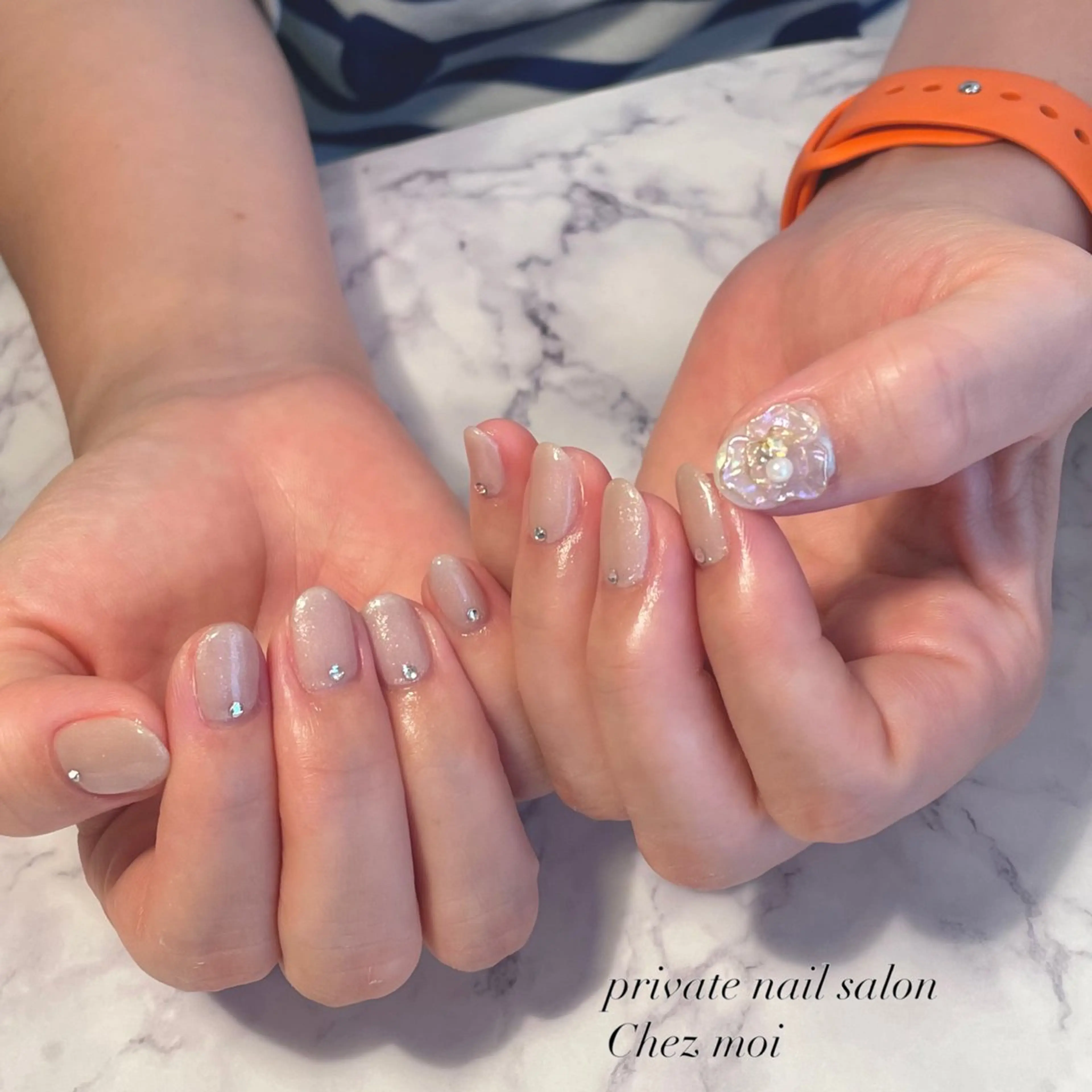 ネイル フラワーネイル KOMINE TOMOKOのネイルデザイン