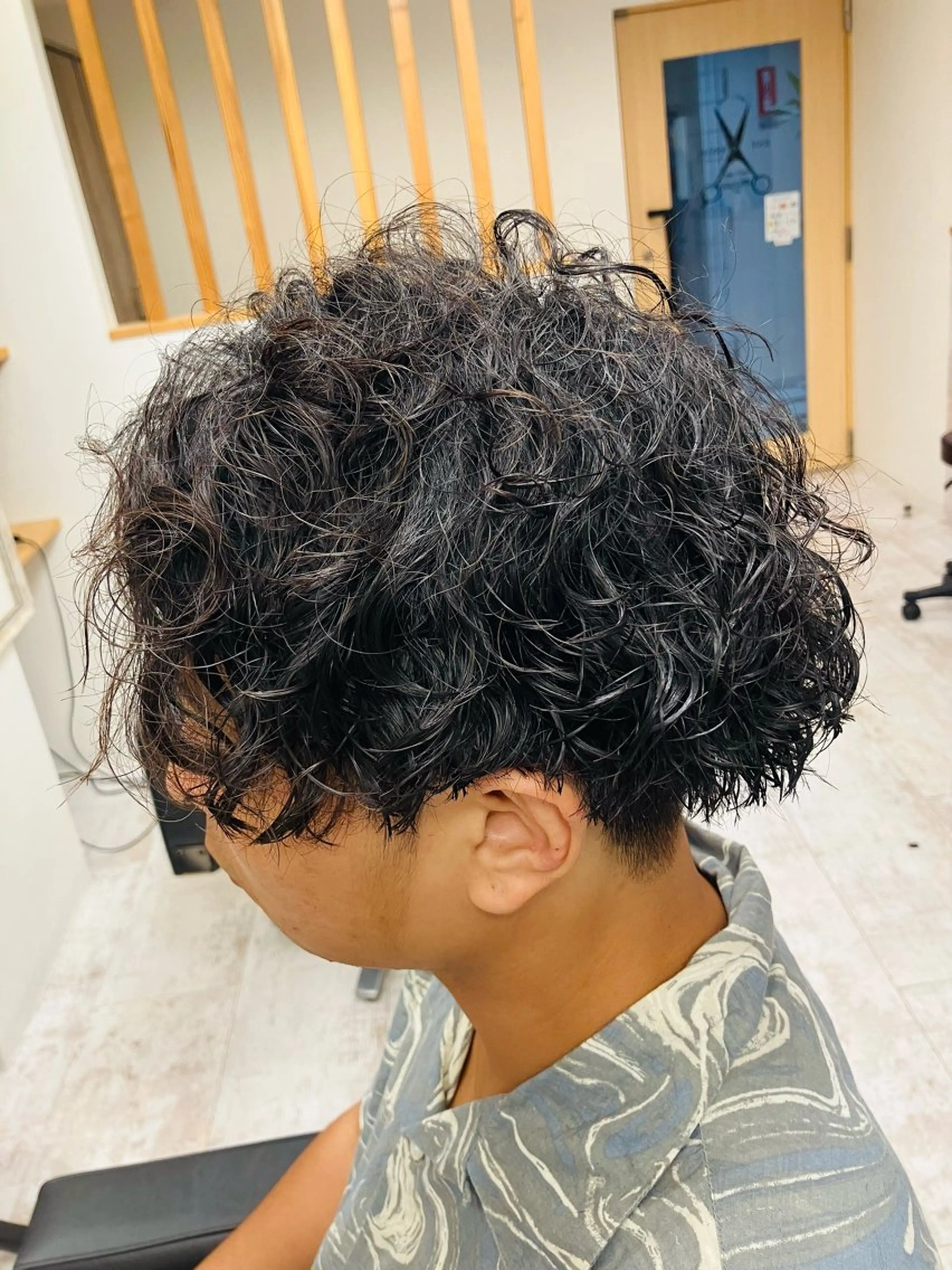 パーマ メンズ カット パーマ メンズ特化/パーマ/ フェードWATARUのヘアスタイル