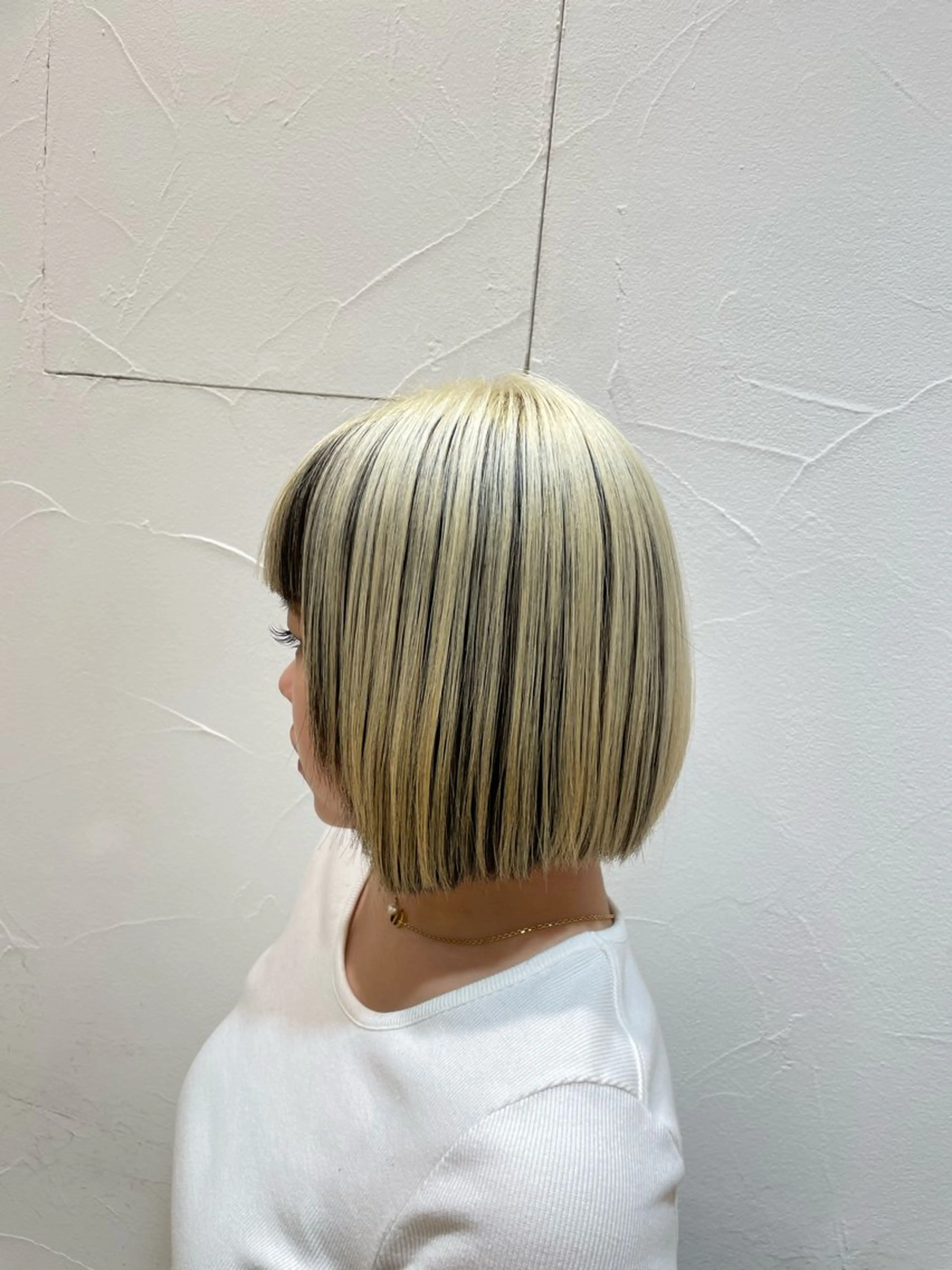 ミディアム カラー ✩𝐴𝑠ℎ 中目黒 浦野 遥‎✩*｡のヘアスタイル