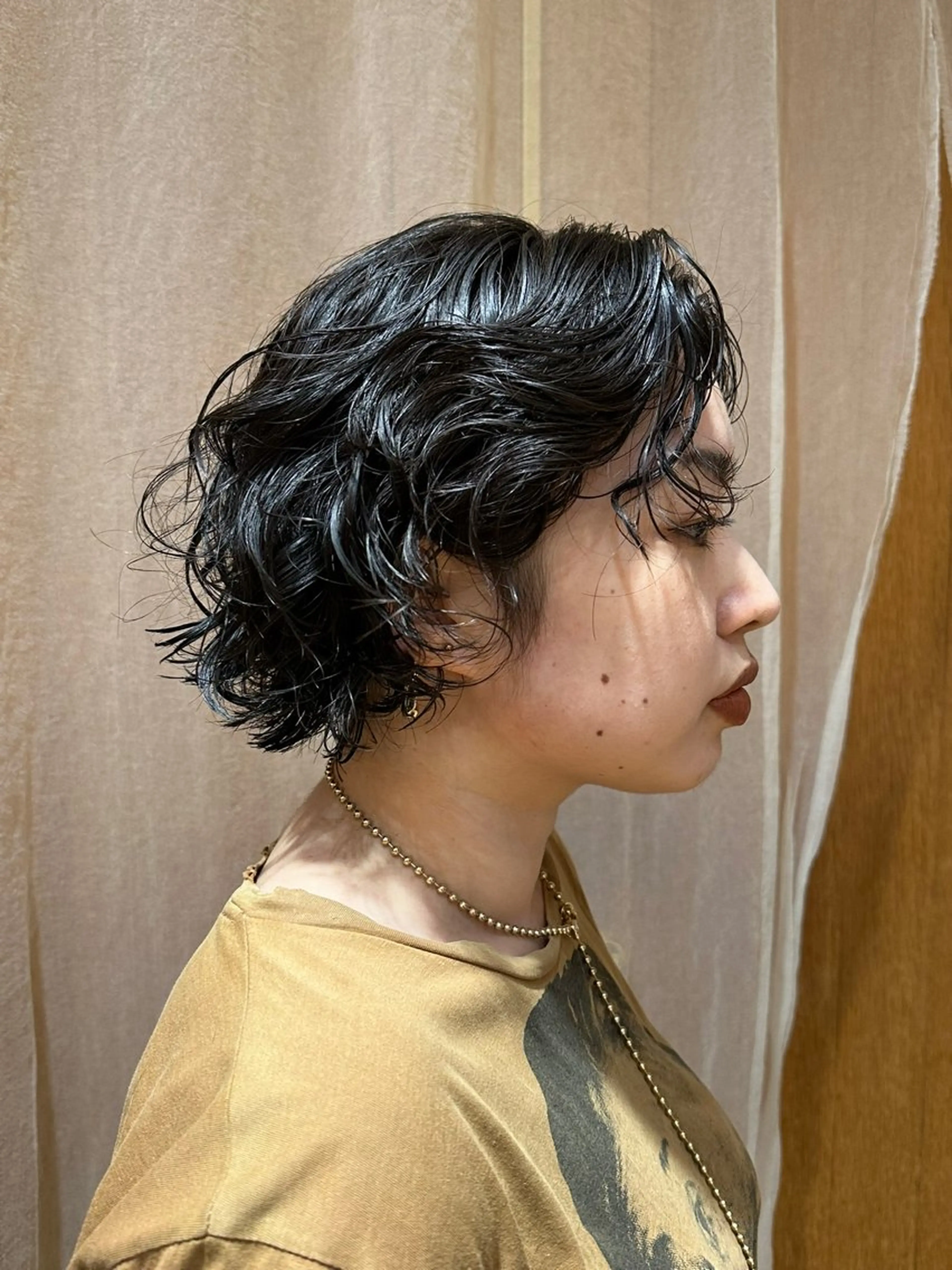 ショート パーマ 似合わせカット /パーマ岡本淳平のヘアスタイル