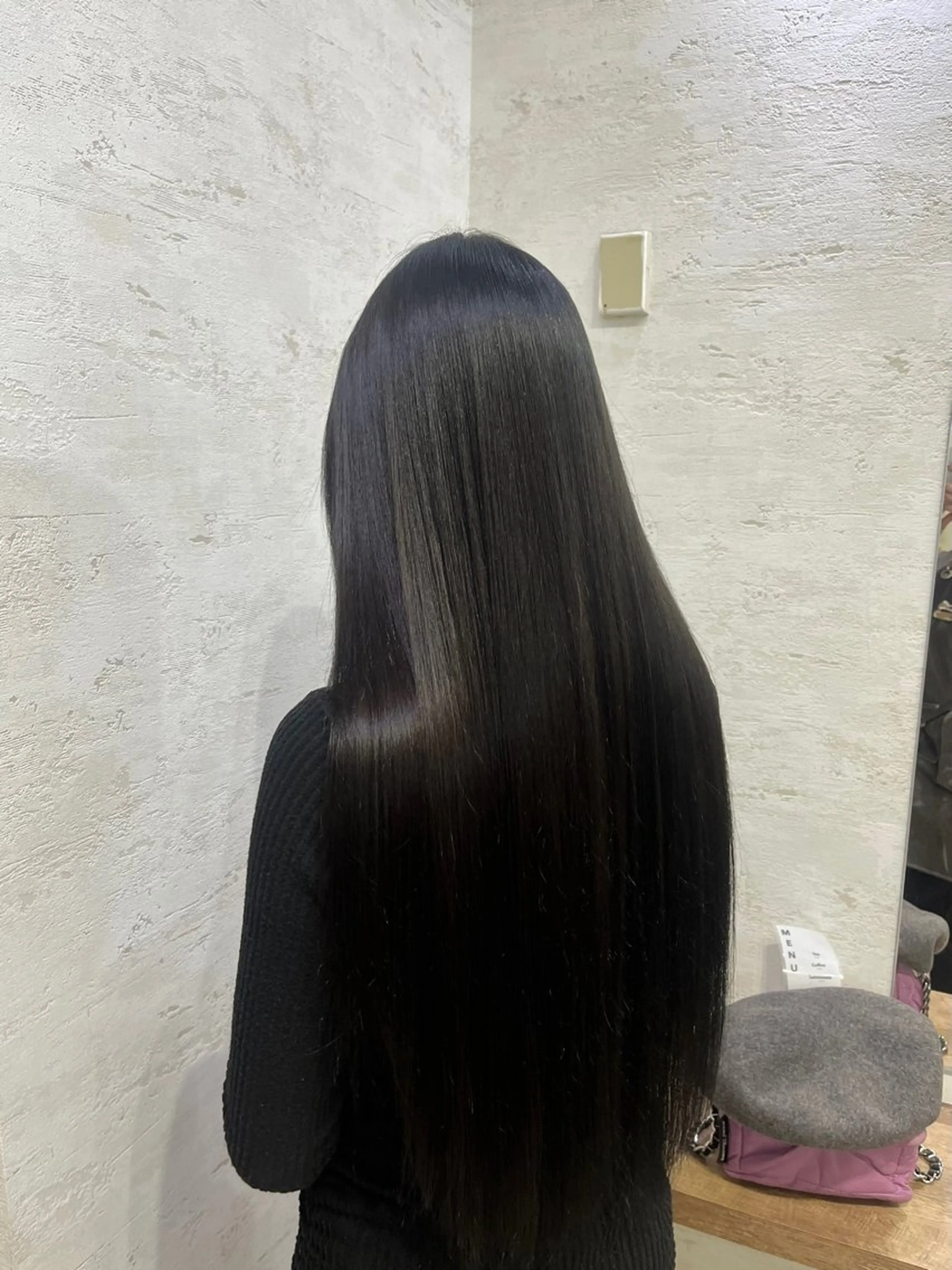 ロング カラー 杉田 涼のヘアスタイル