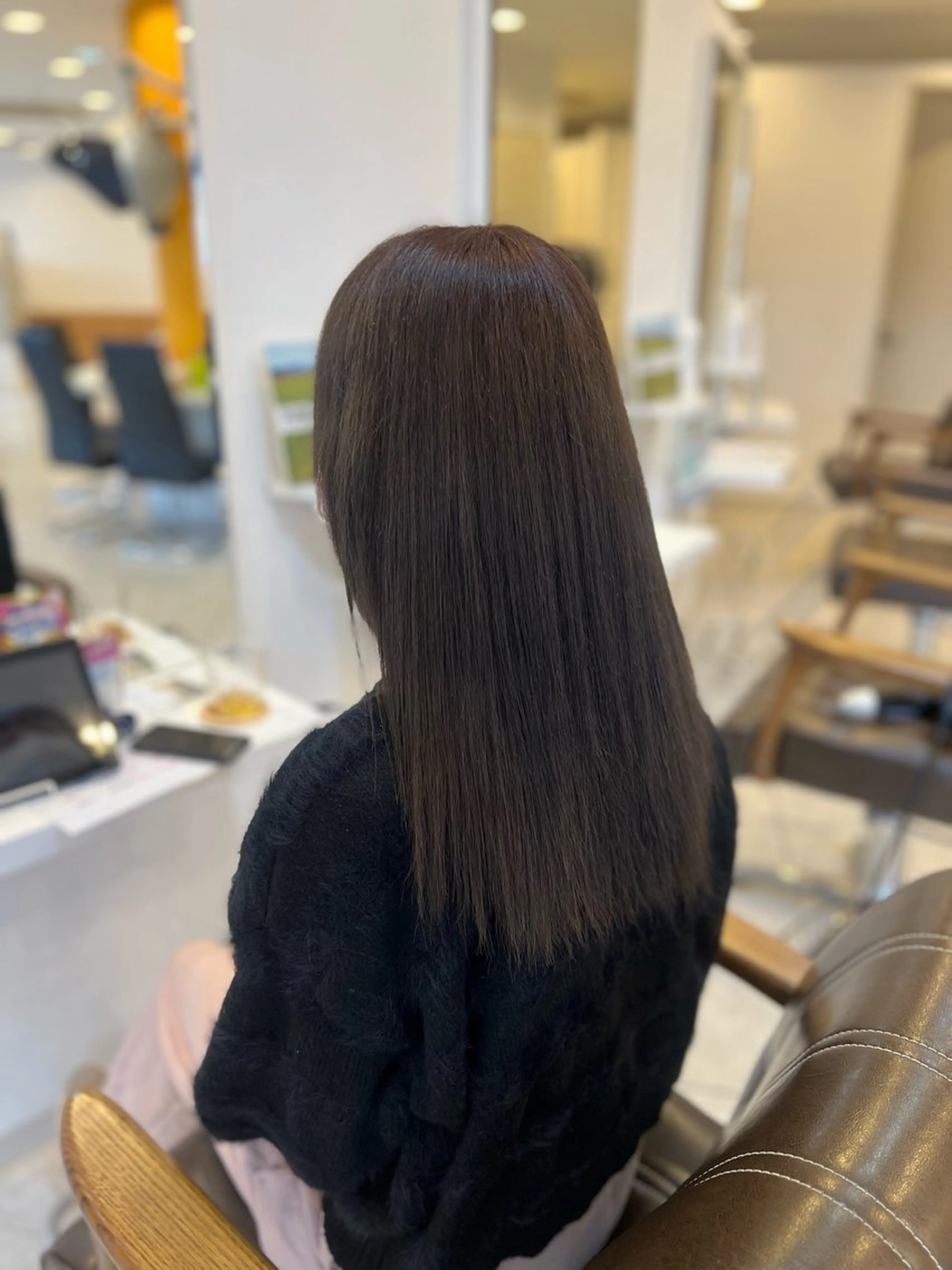 ロング カラー アッシュ アッシュグレー トリートメント sunquestみずほ台所属・韓国風ハイトーン ハヤタ💎のヘアスタイル
