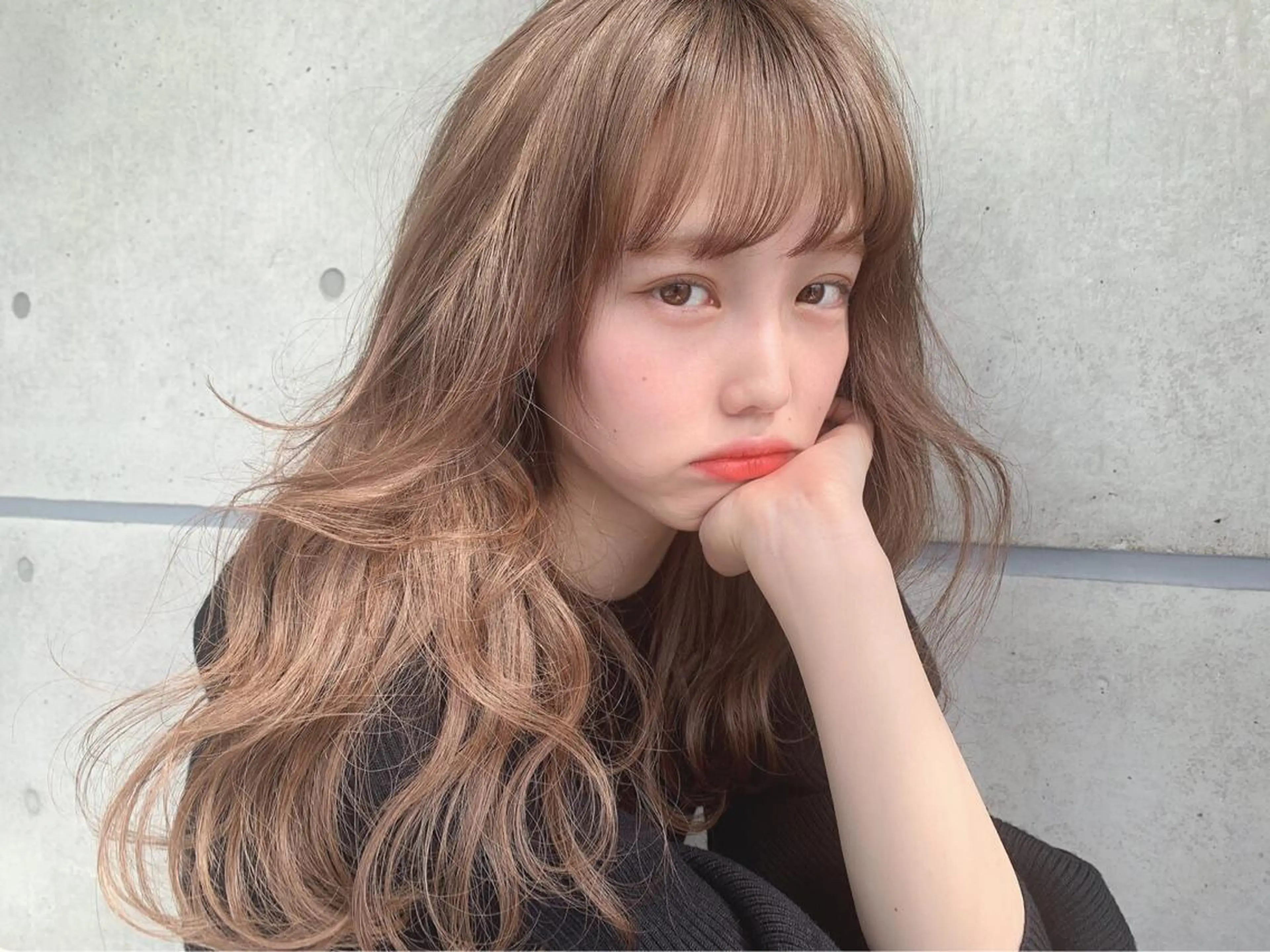 ロング カラー 透明感カラー トリートメント ヘアカラー トリートメント ❤️sai❤️ official❤️のヘアスタイル