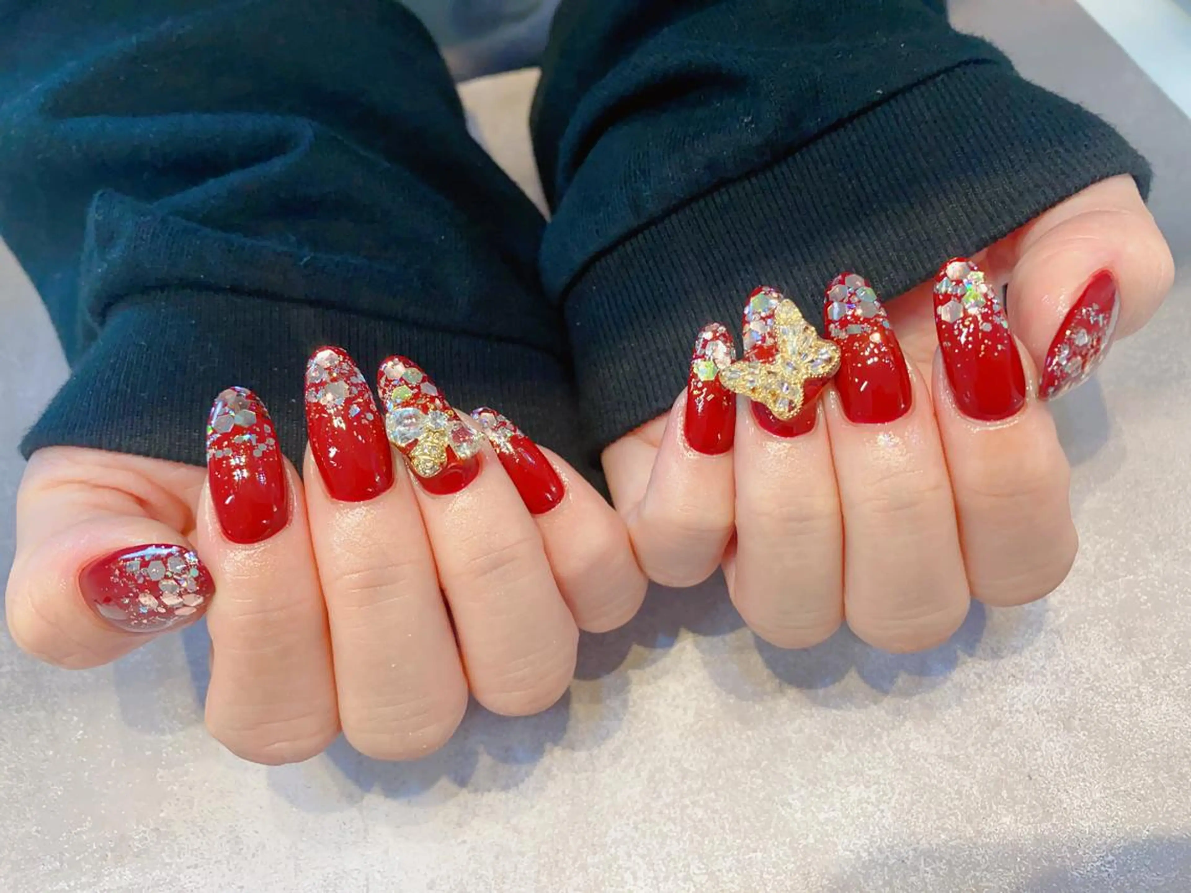 ロング ハンドネイル NAILSALON 🍔Timna🍟のネイルデザイン