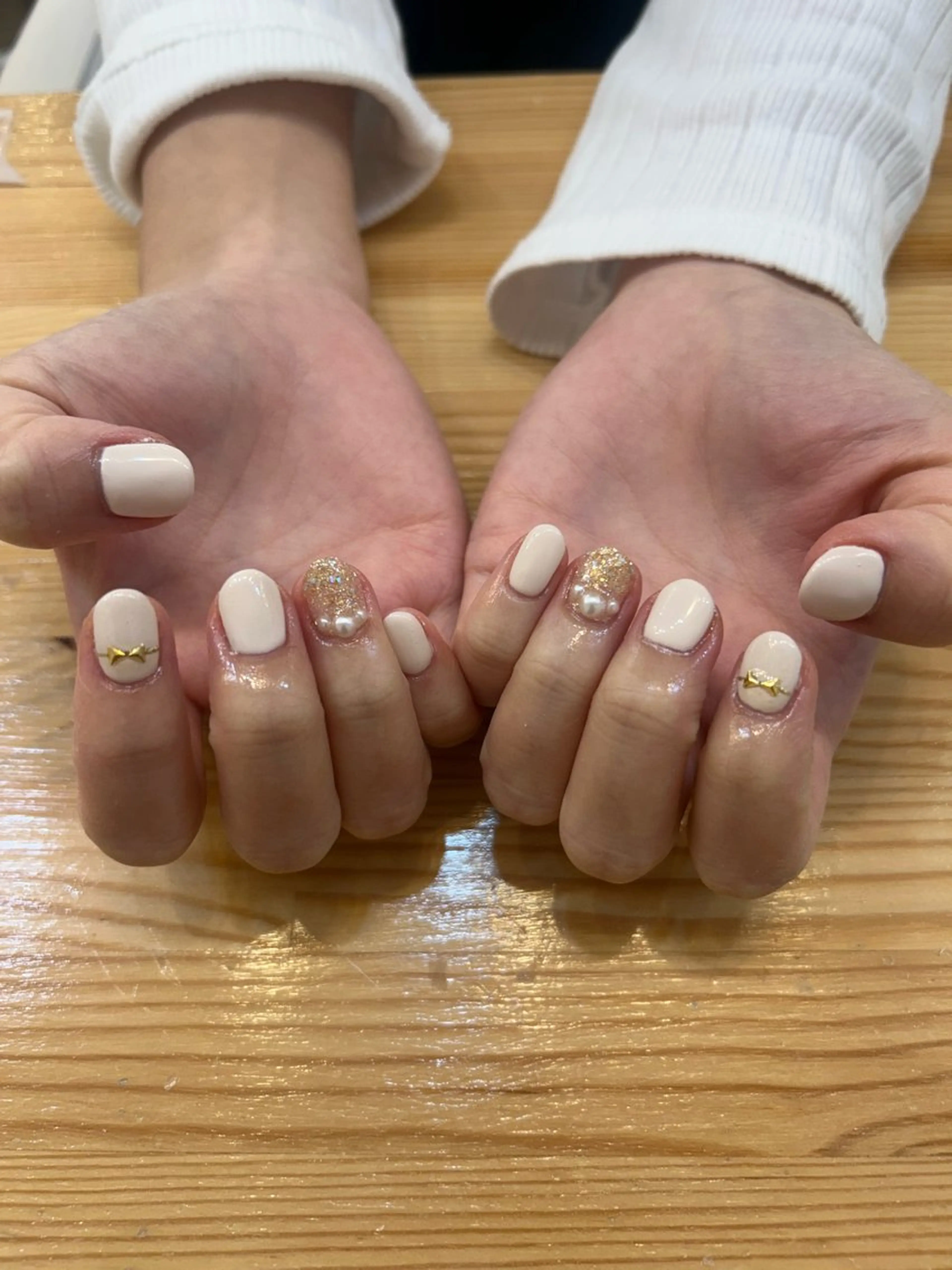 ネイル シンプルネイル Nail Alaia 妙典店 ミズキのネイルデザイン