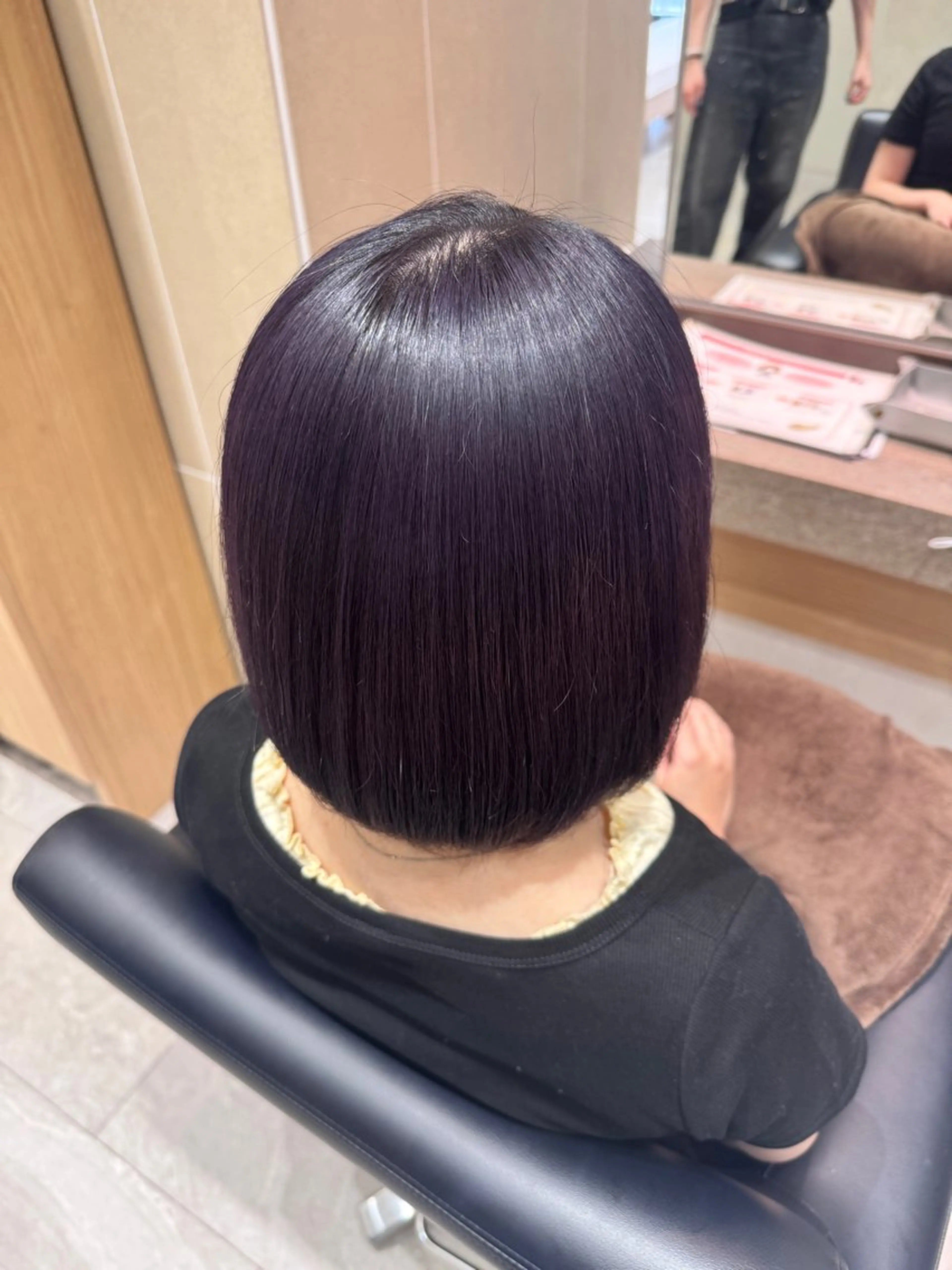 ミディアム パープルカラー ボブ sakura/板橋 モデル募集中🪄︎︎のヘアスタイル