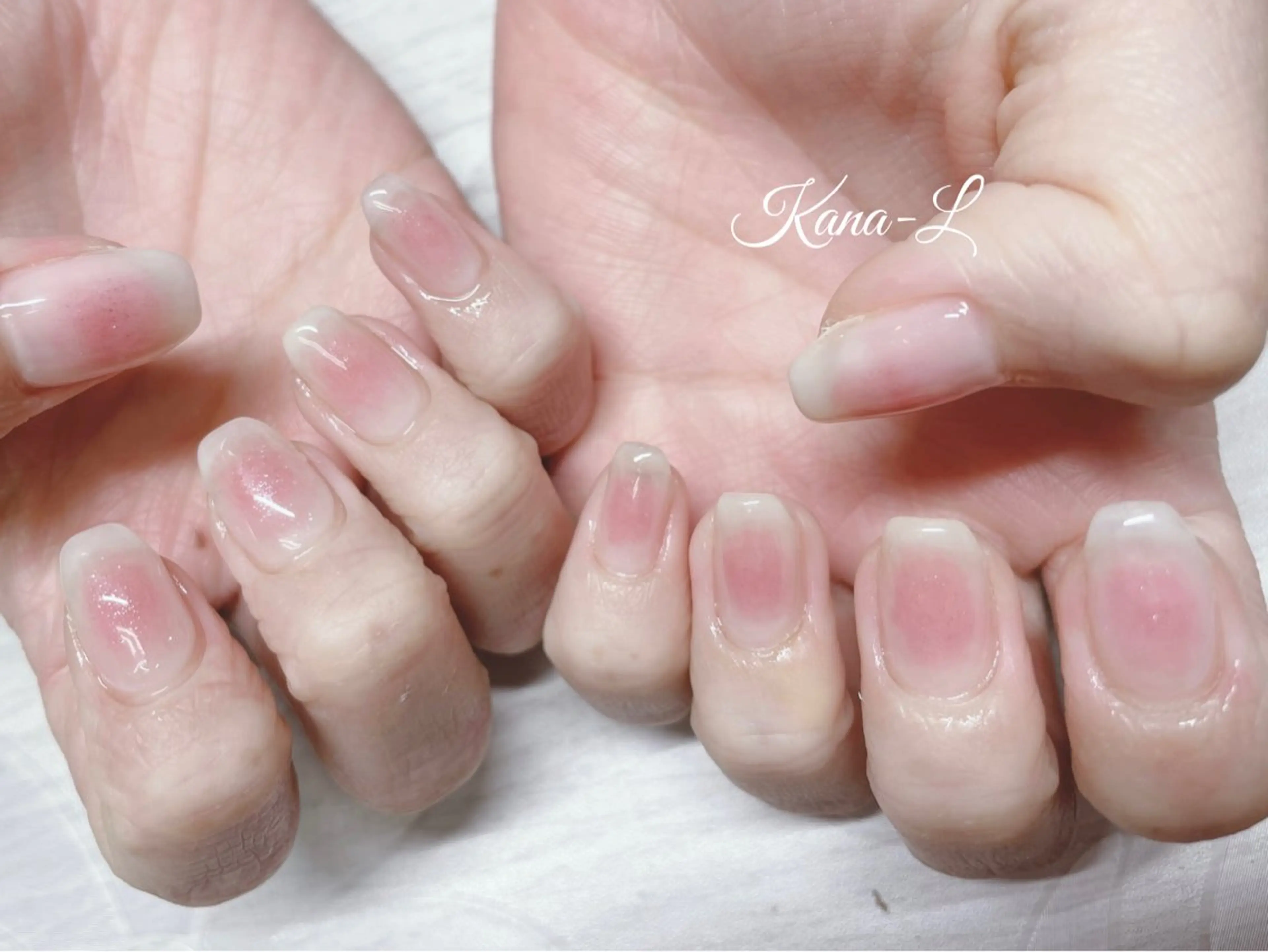 ネイル チークネイル ジェルネイル 韓国ネイル マグネットネイル パラジェル 芦辺 香奈のネイルデザイン