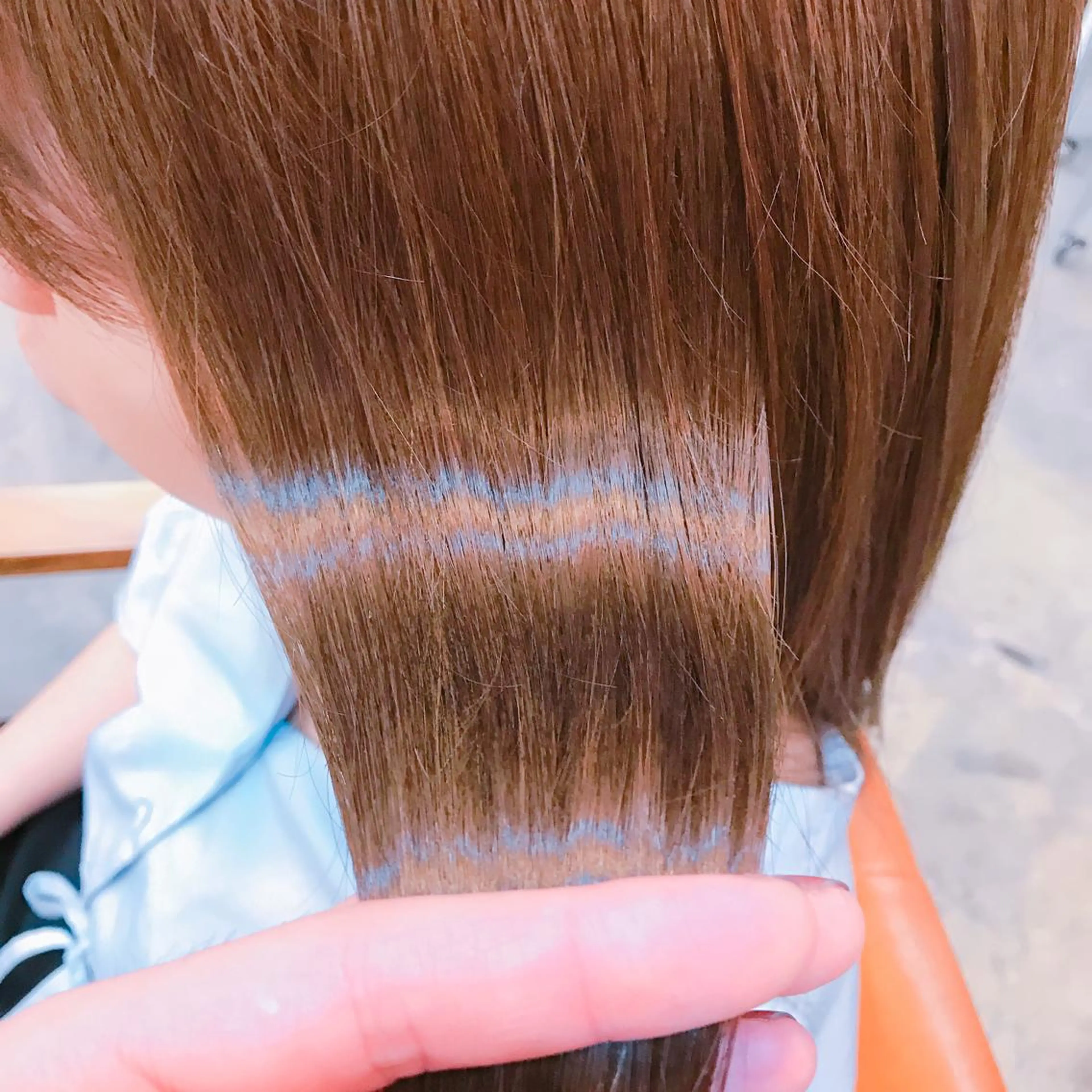 セミロング カラー ベージュカラー ハイトーンカラー ハイトーンベージュ イルミナカラー 🌈限定価格🌈 鈴木　瑛輔のヘアスタイル