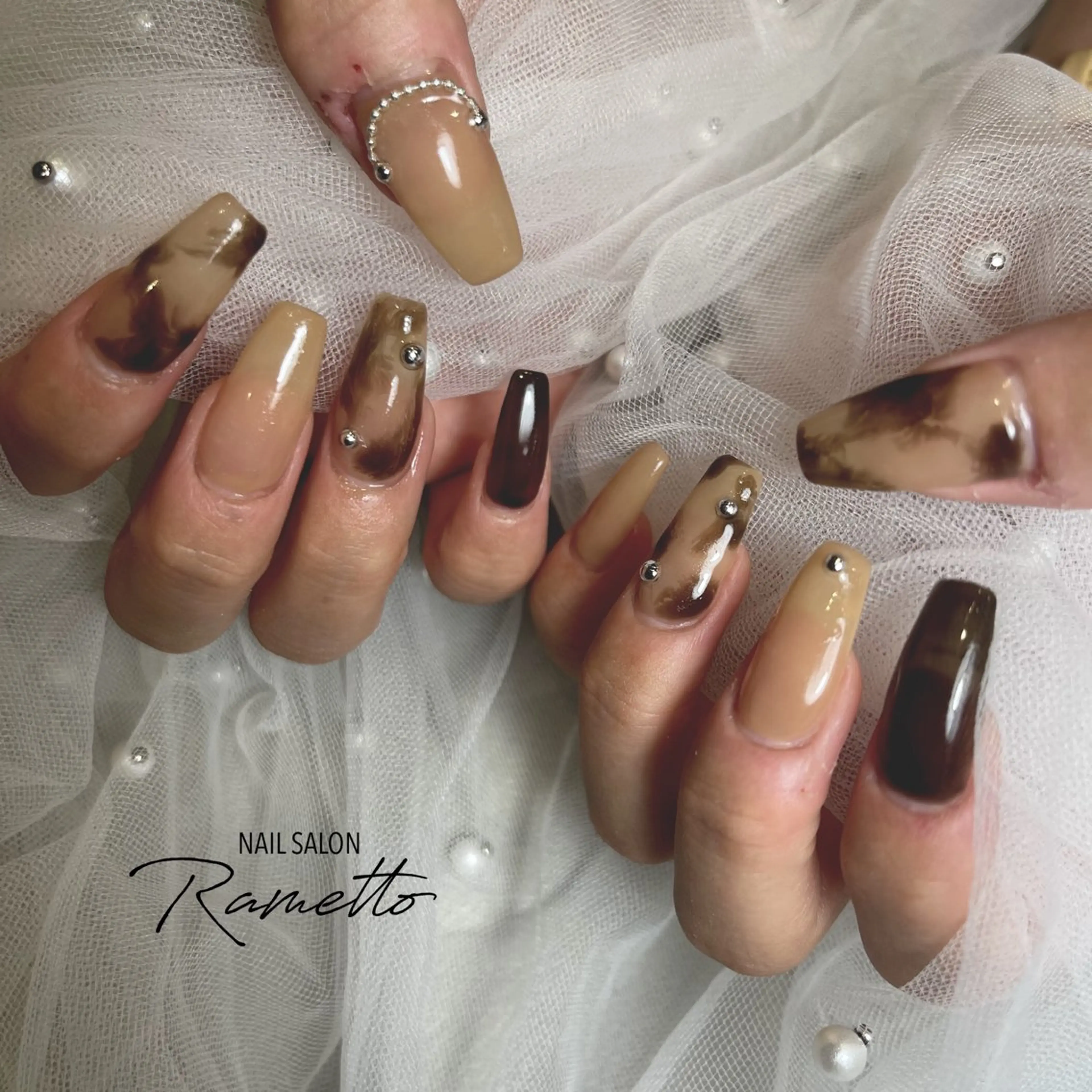 ネイル ハンドネイル NAILSALON Ramettoのネイルデザイン