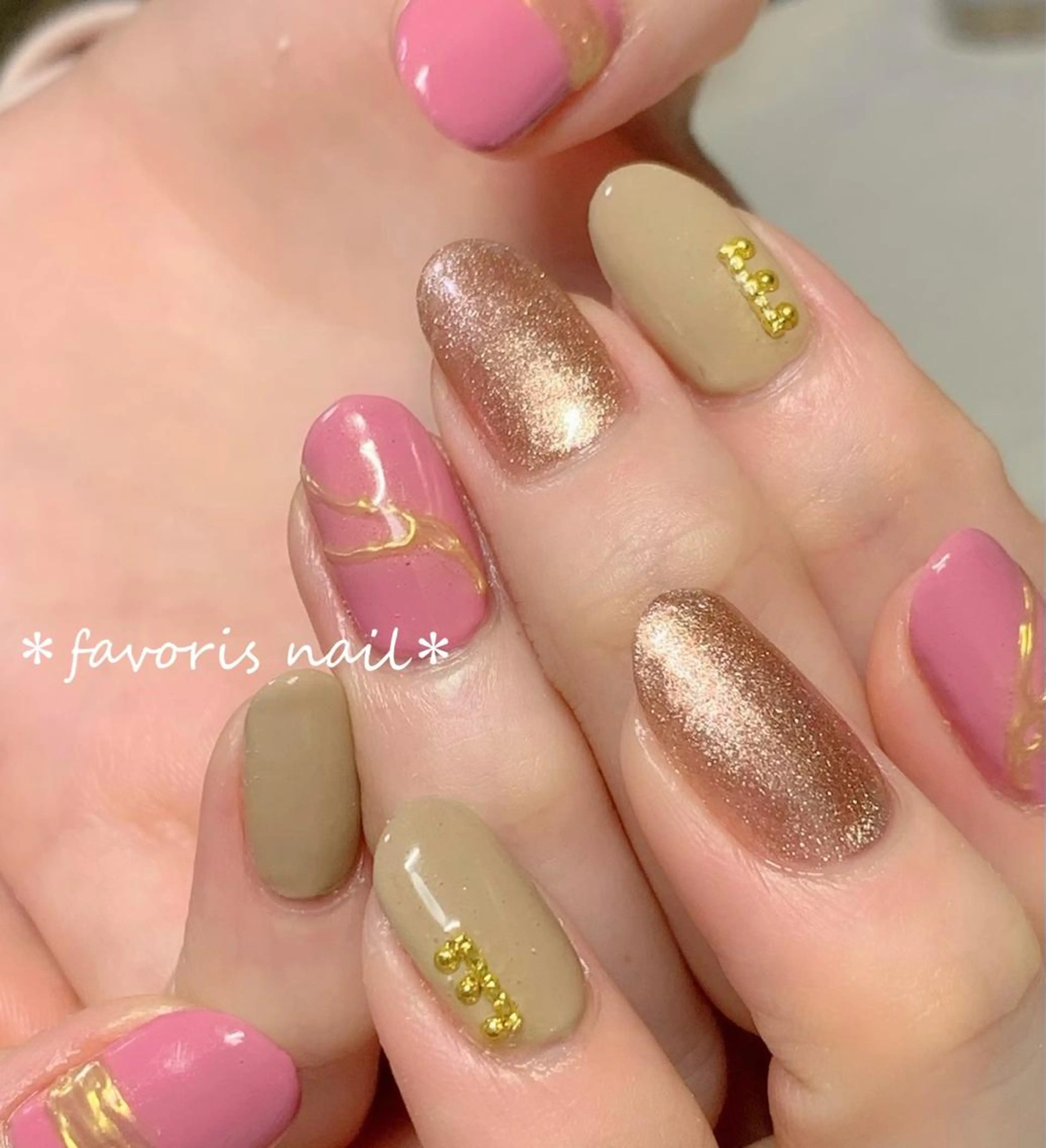 ネイル ハンドネイル favoris nail🌼のネイルデザイン