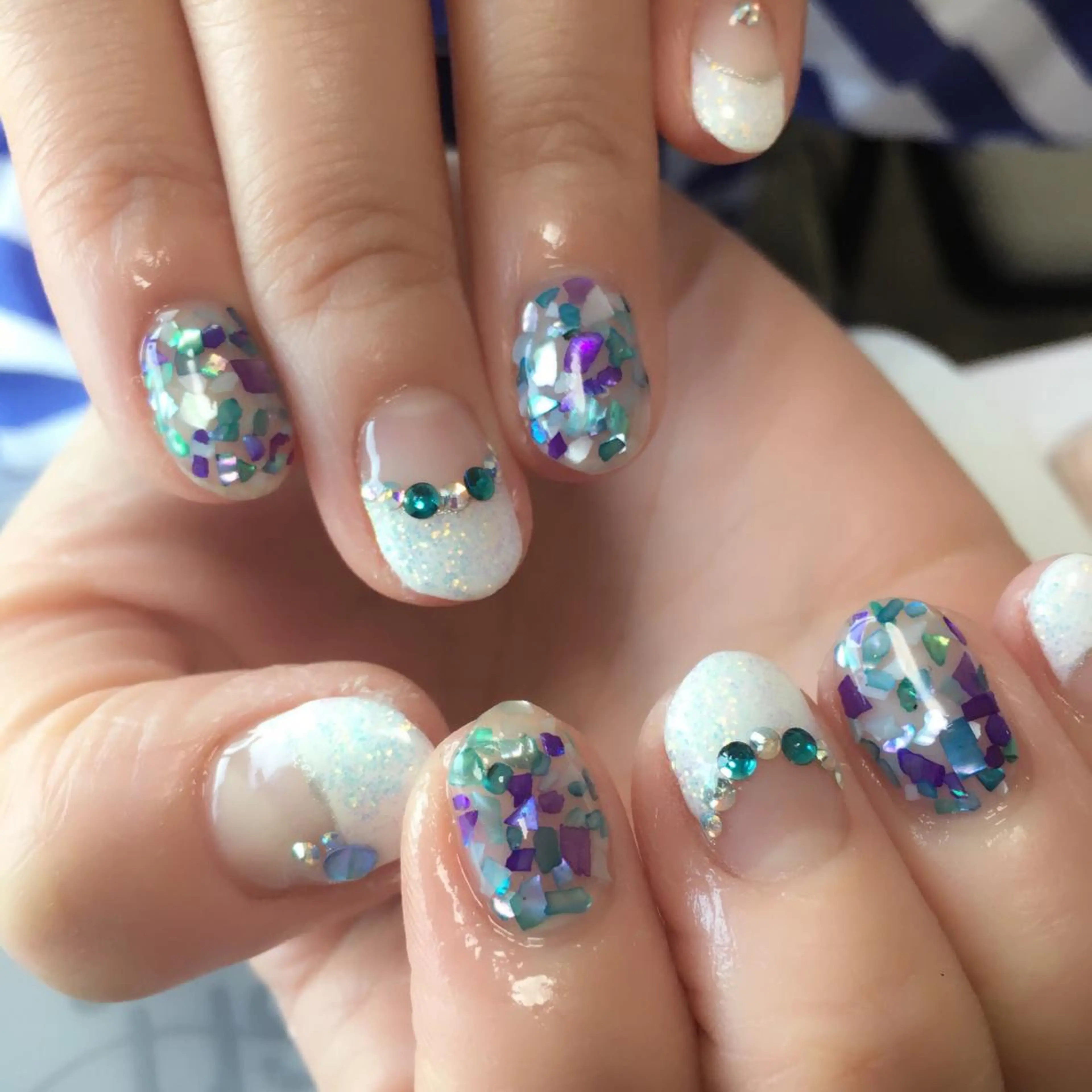 ネイル クリアネイル フレンチネイル ストーンネイル Nono Nail ノノネイルのその他イメージ