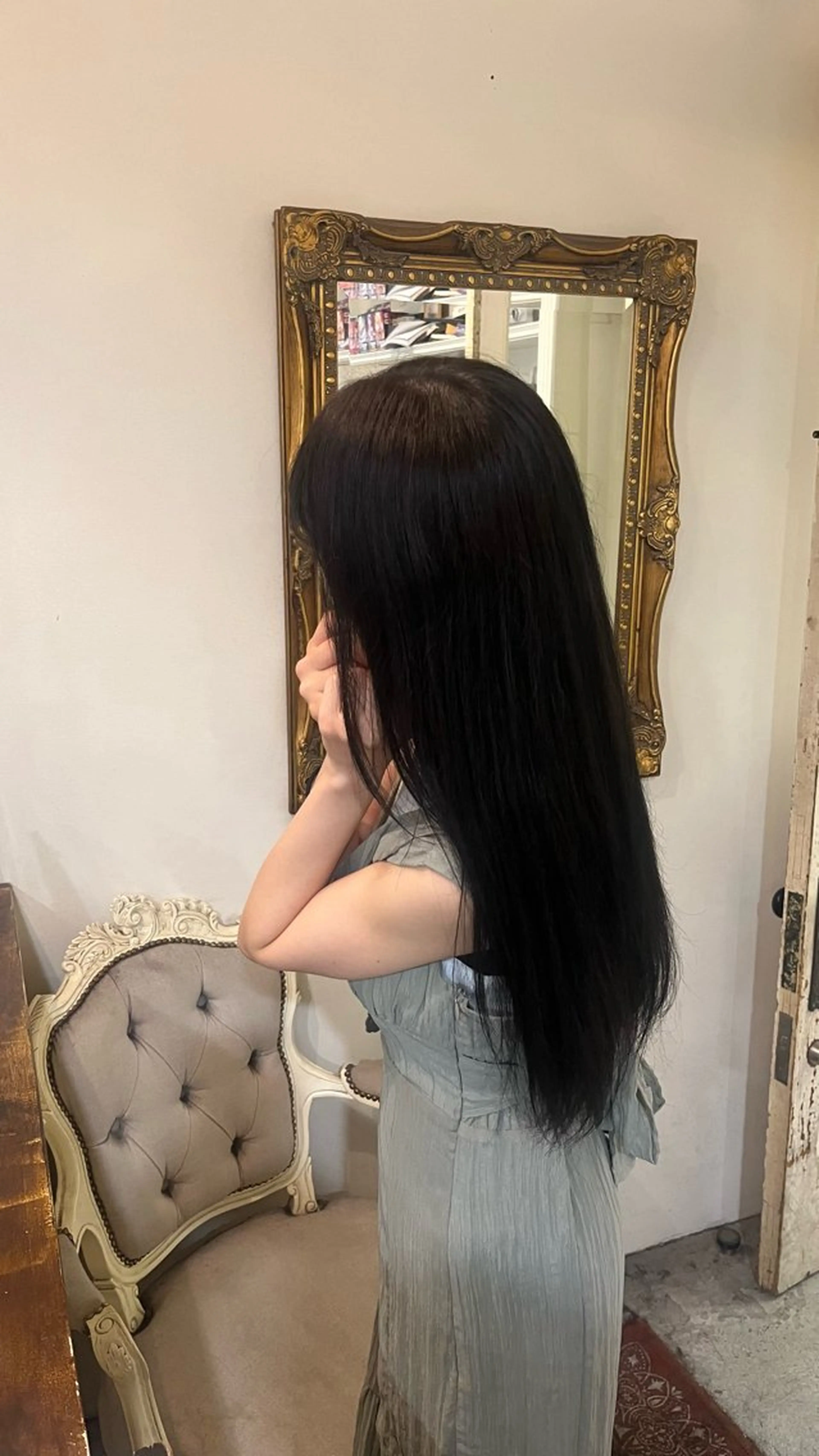 カラー 北川 茉奈のヘアスタイル
