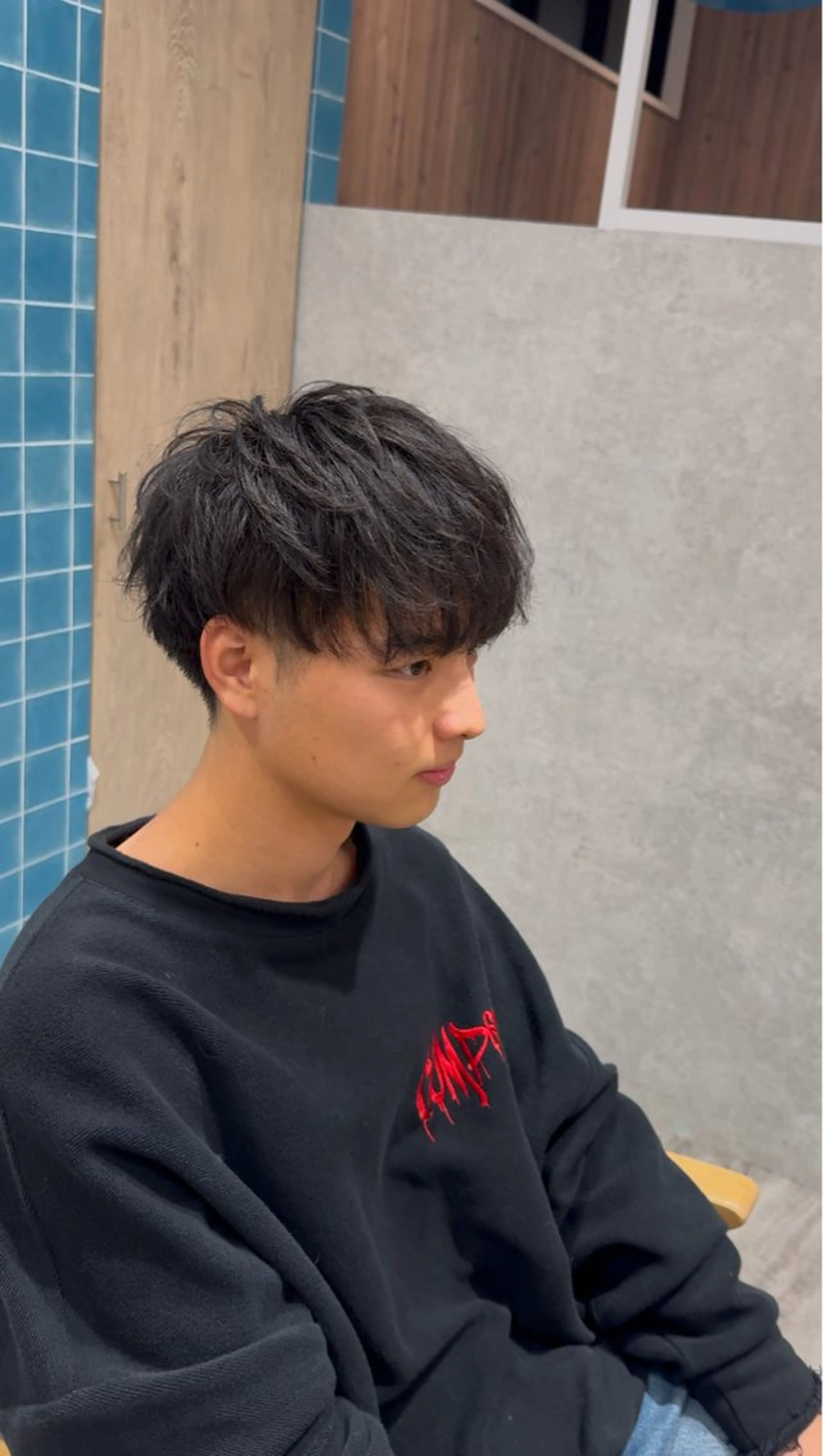 メンズカット＋アロマシャンプーの写真